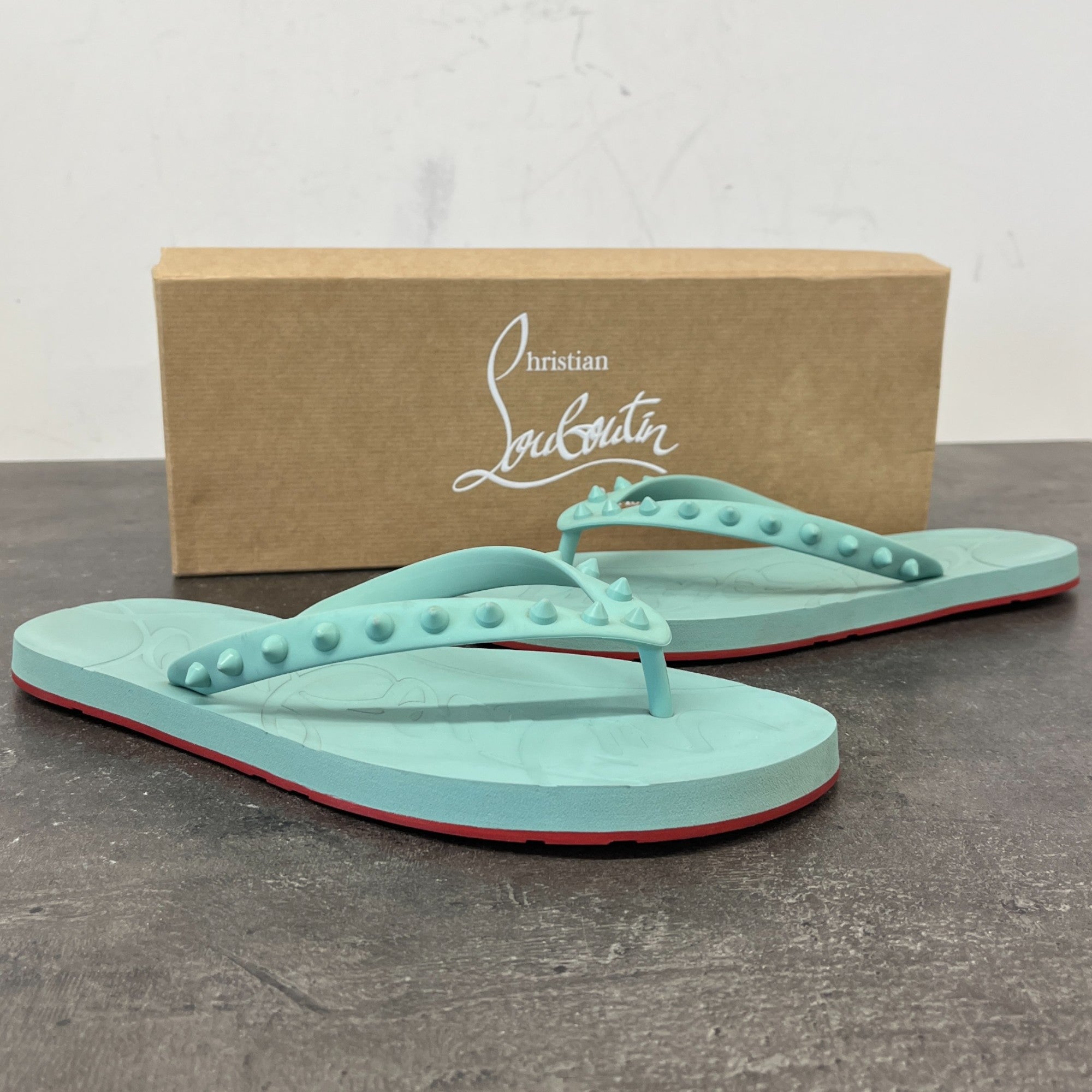 Women's Super Loubi Flip Donna Sandals Green Size EU 40 / UK 7