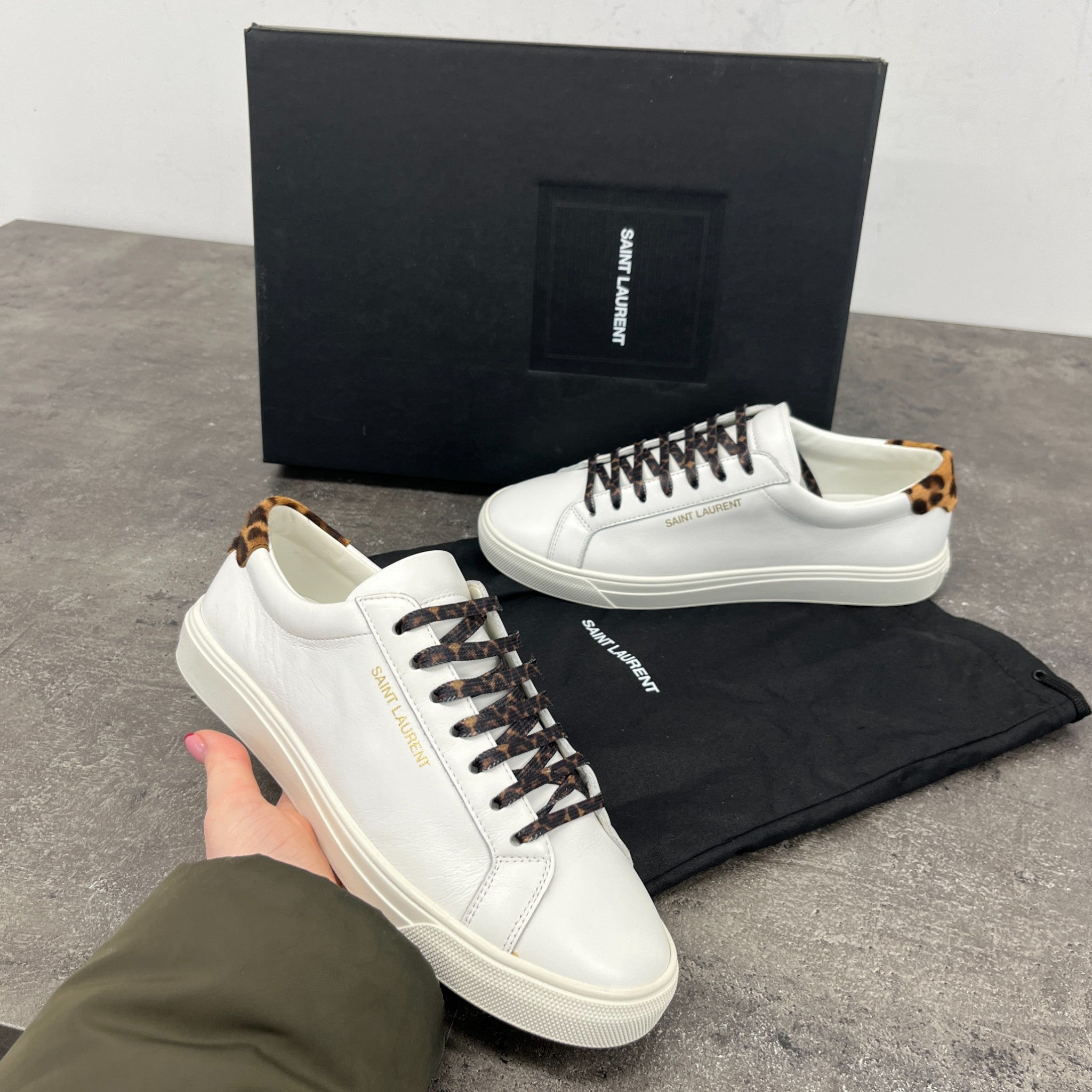 Women's Andy Low Trainers White Size EU 36 / UK 3