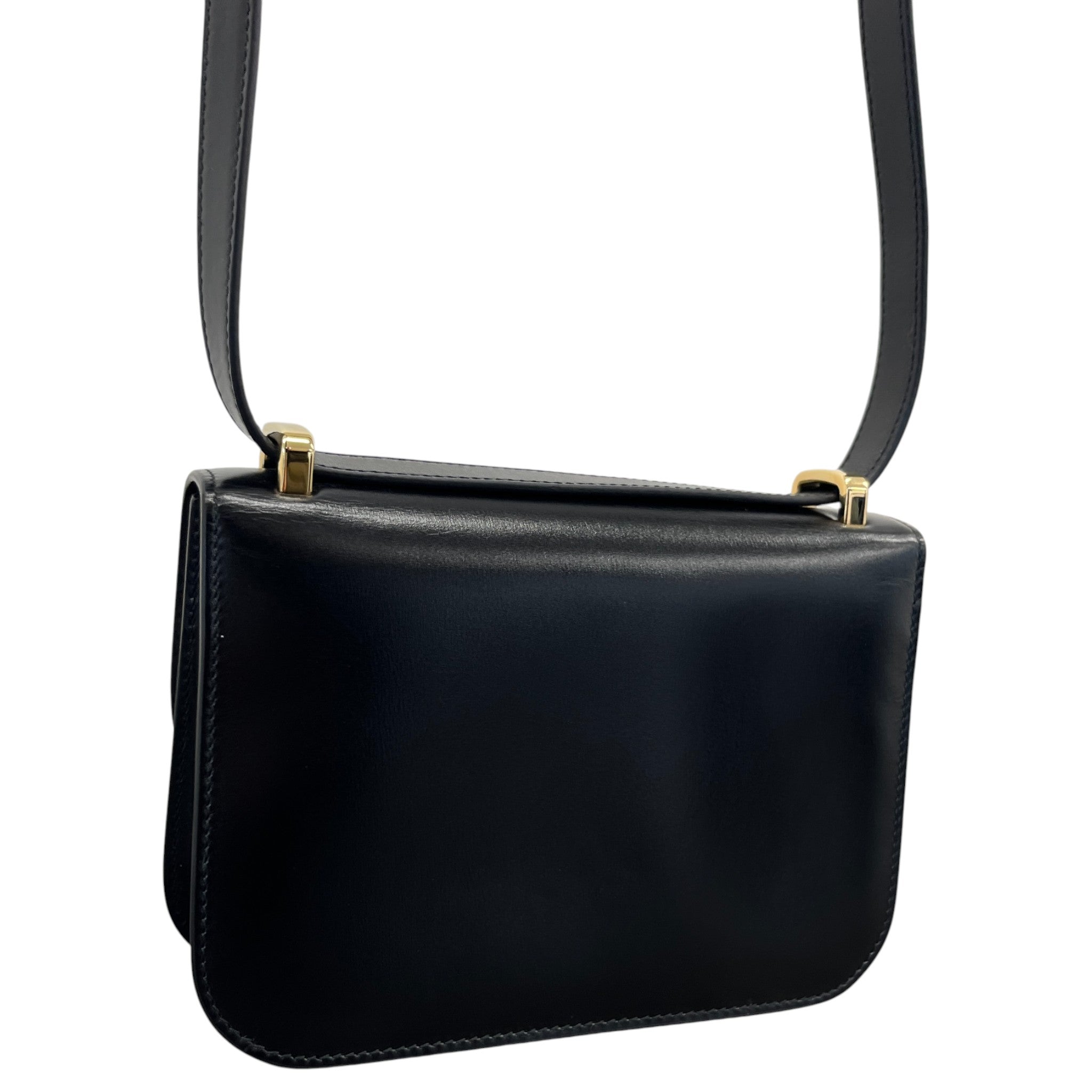 Women's Embleme Plaque Handbag Black