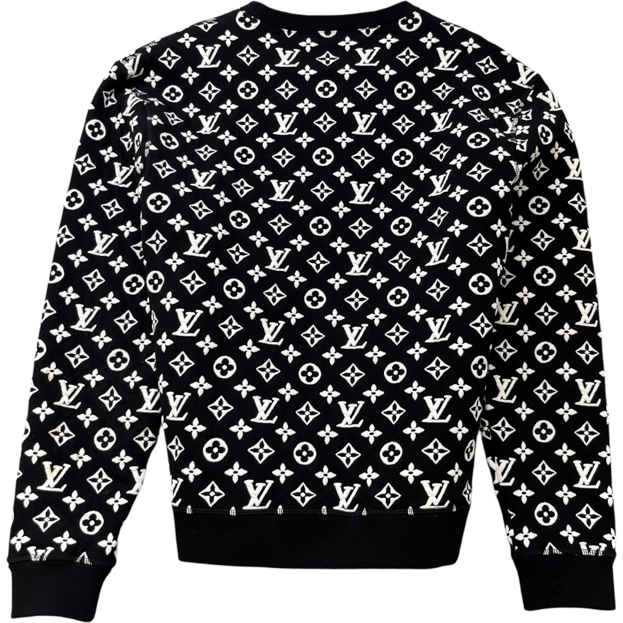 Men's Monogram Logo Sweatshirt Black Size M