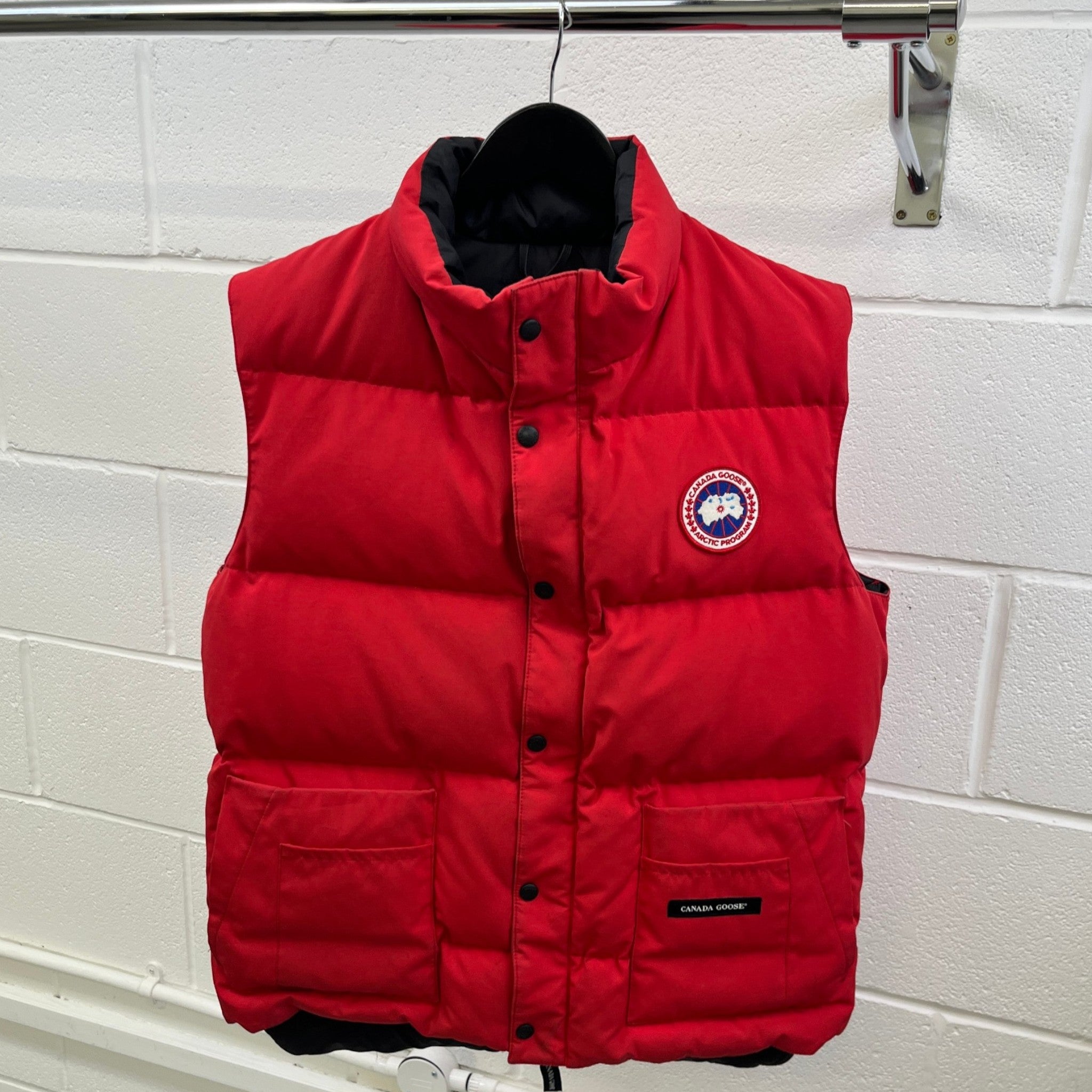 Men's Freestyle Gilet Red Size M