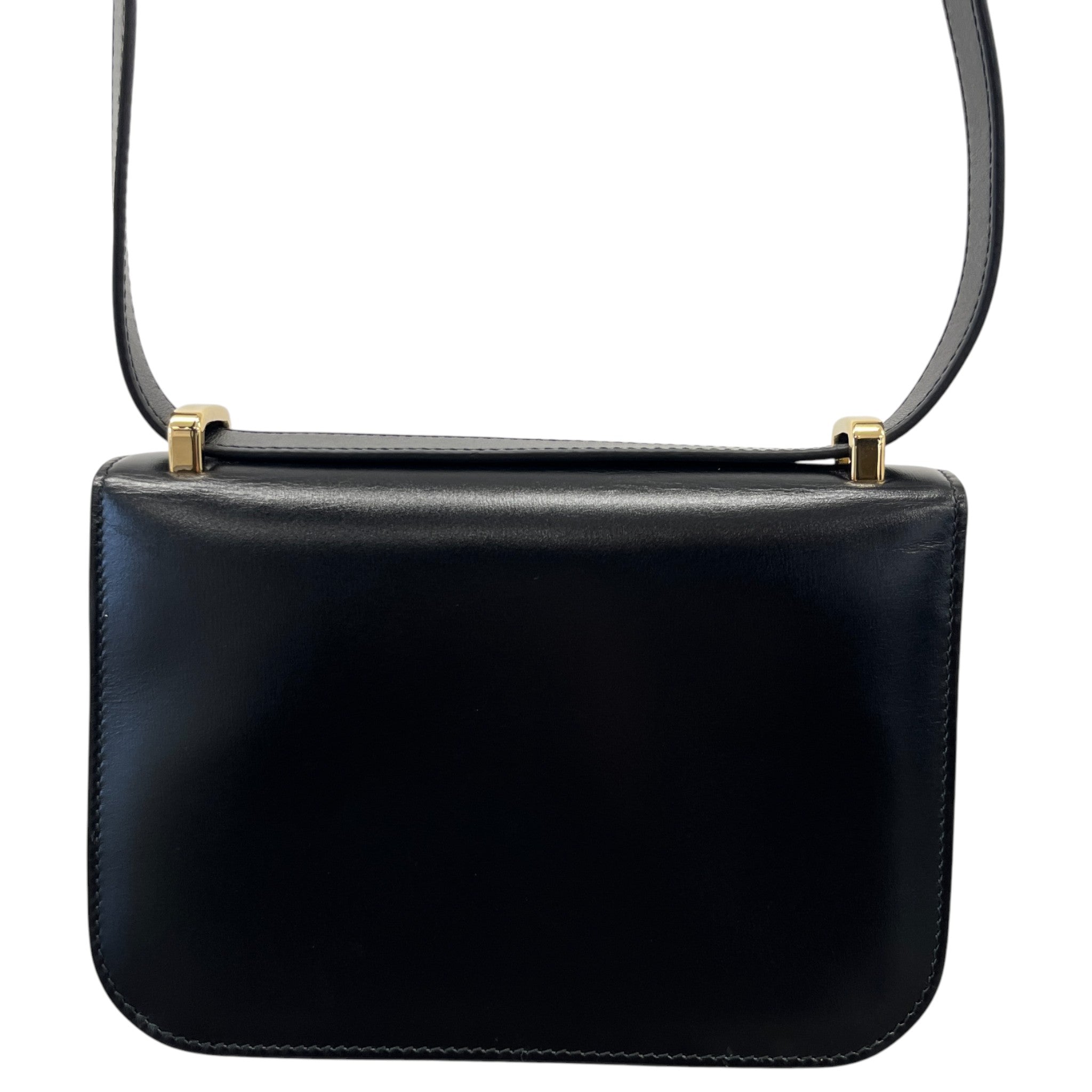 Women's Embleme Plaque Handbag Black