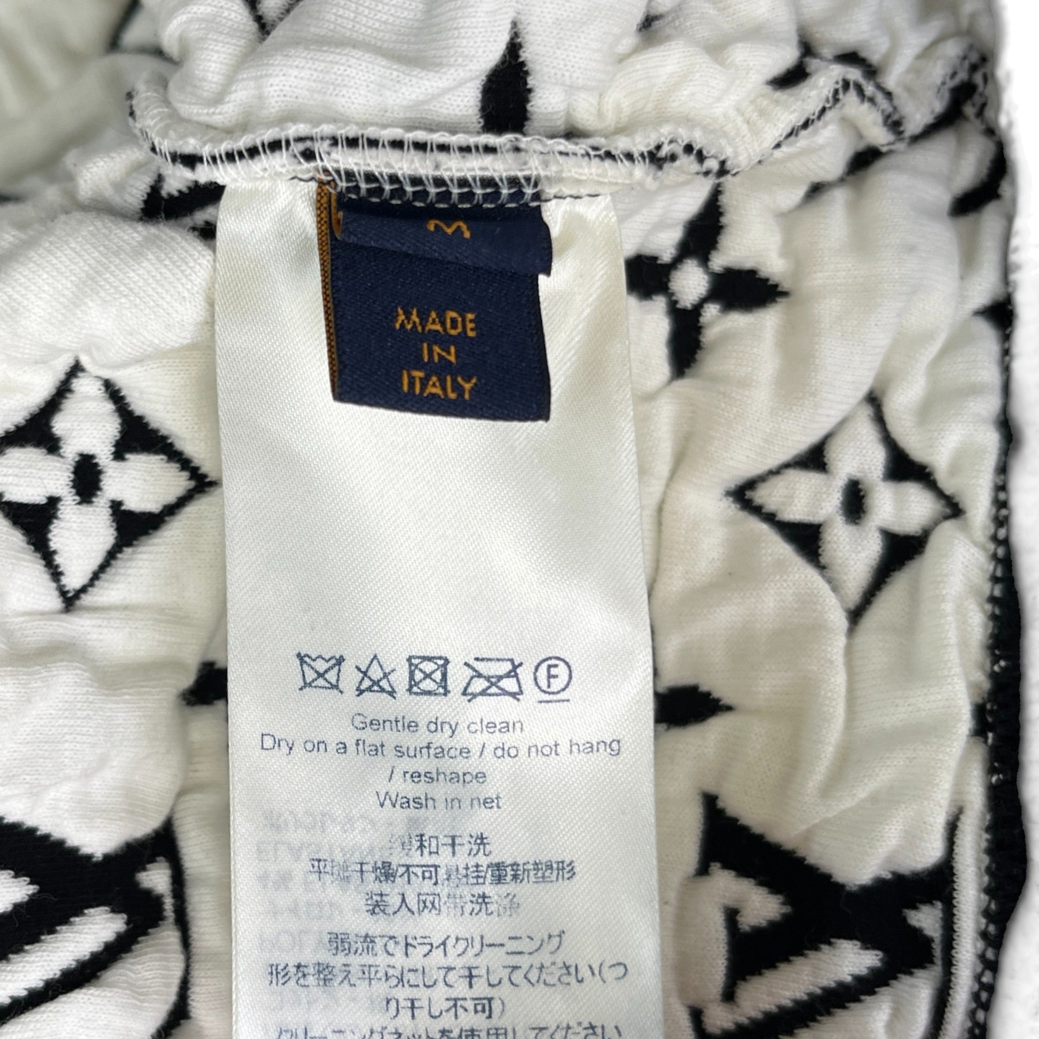 Men's Monogram Logo Sweatshirt Black Size M