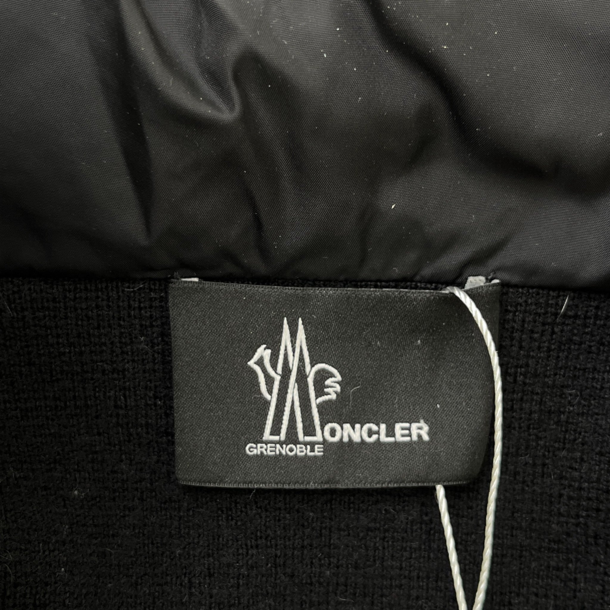 Men's Maglione Tricot Down Jacket Black Size S