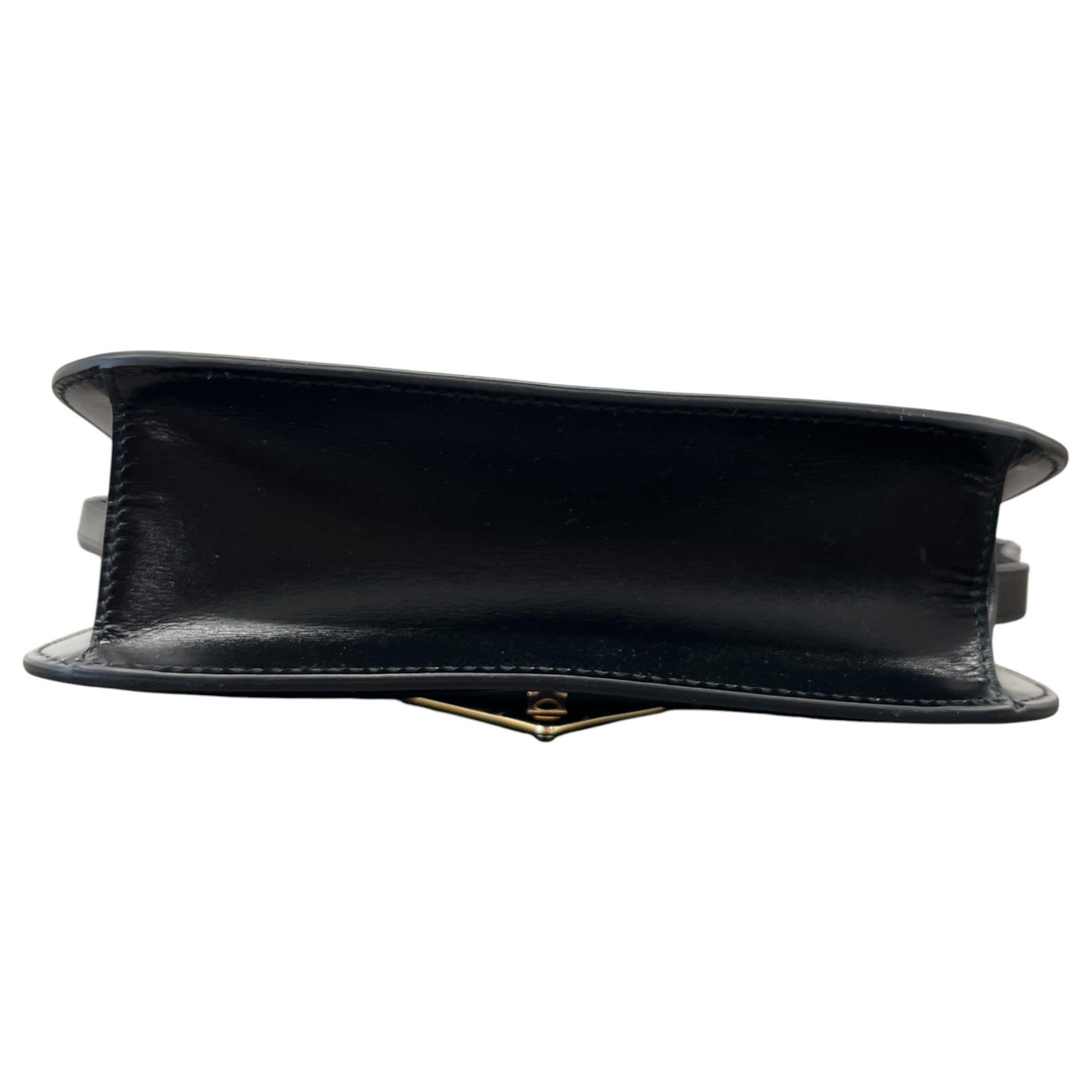 Women's Embleme Plaque Handbag Black