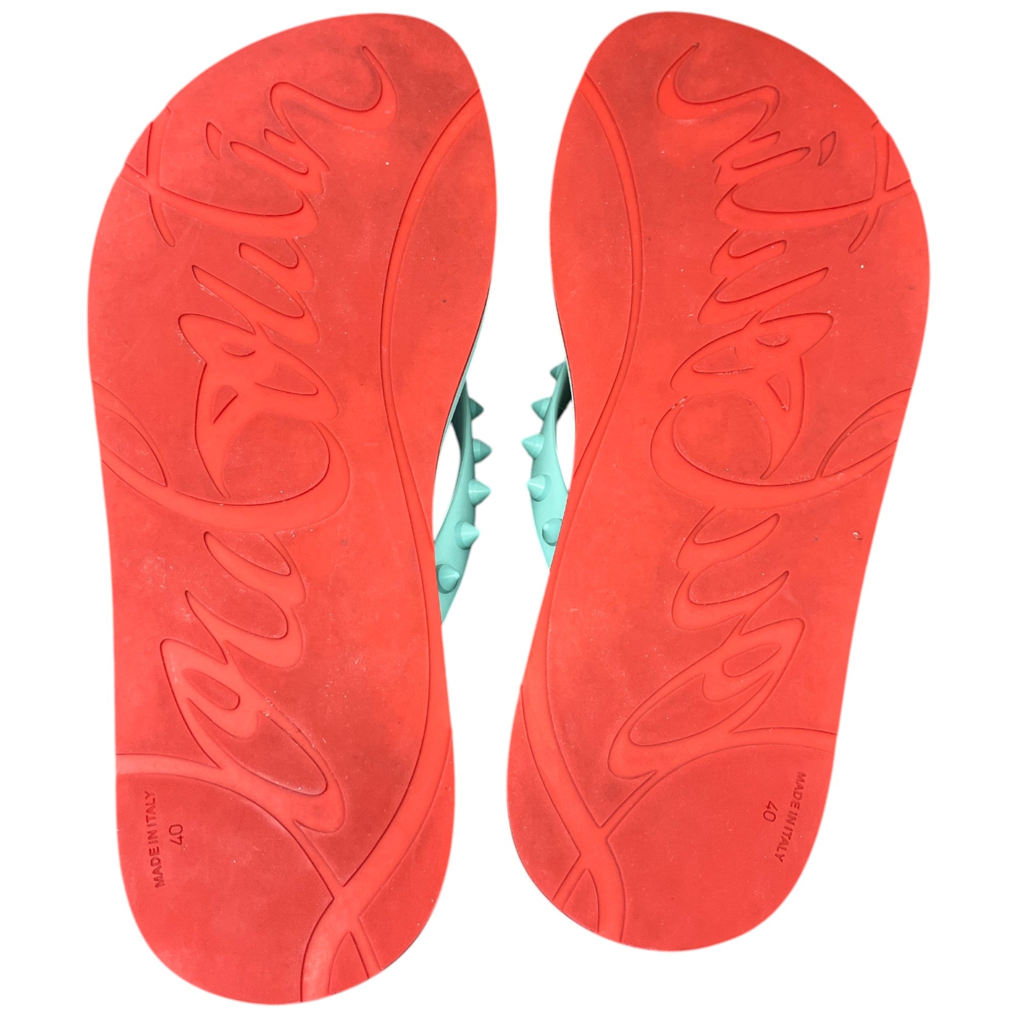 Women's Super Loubi Flip Donna Sandals Green Size EU 40 / UK 7