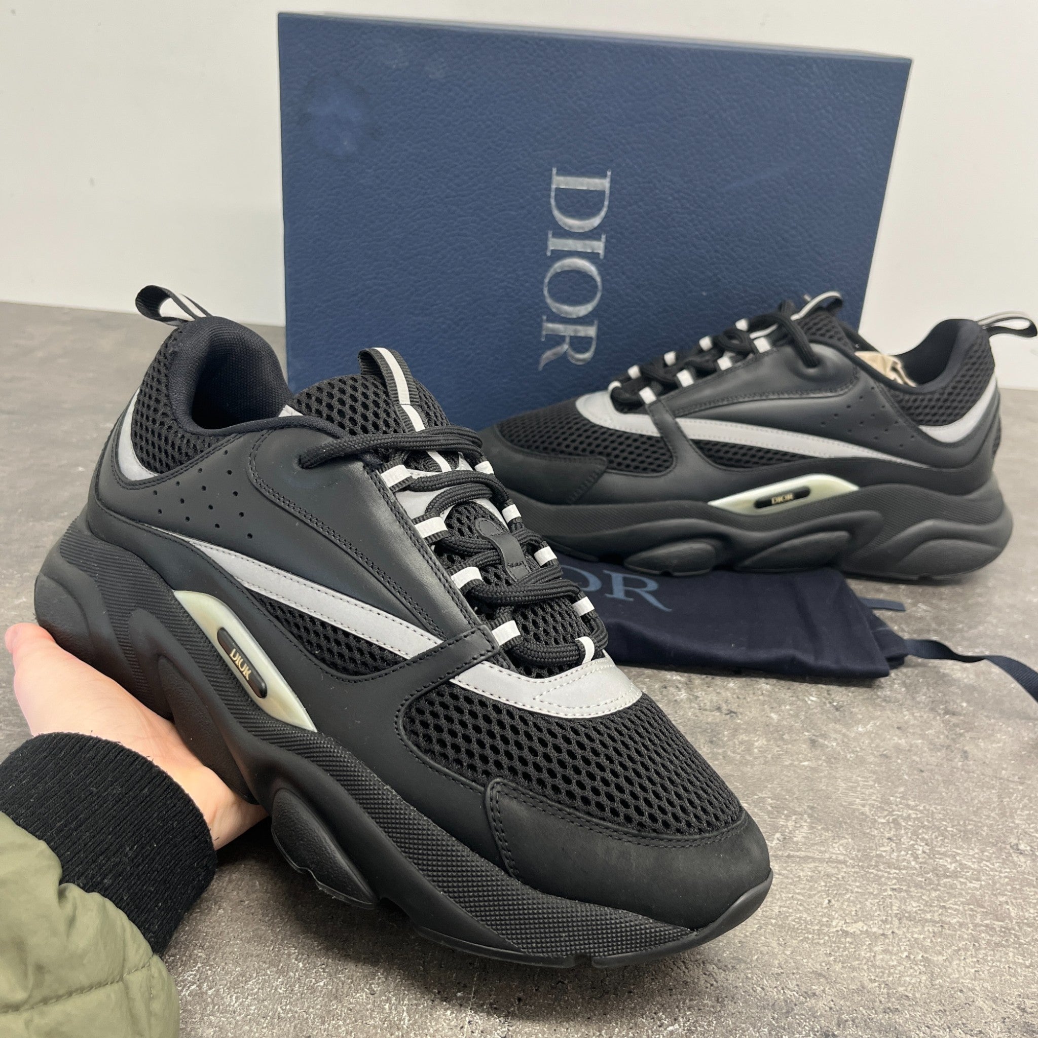 Men's B22 Low Trainers Black Size EU 44 / UK 10