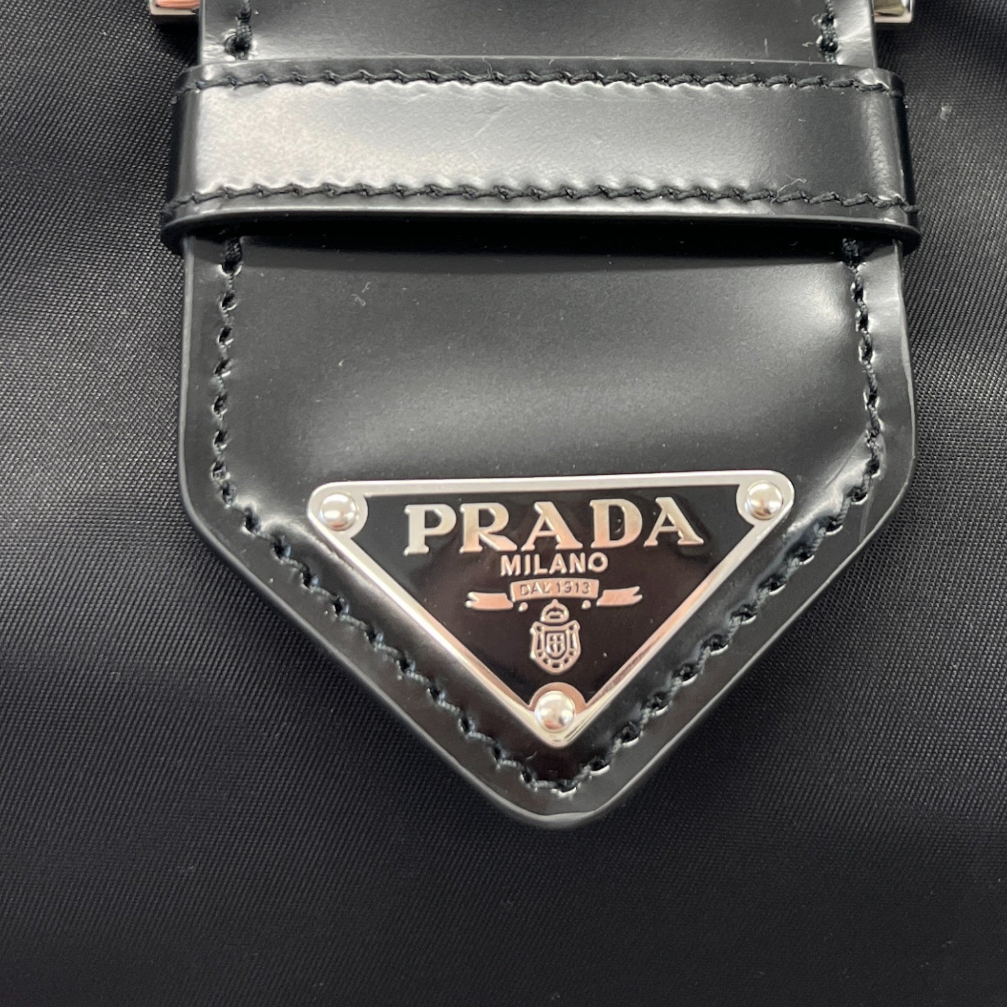 Women's Moon Re-Nylon Handbag Black