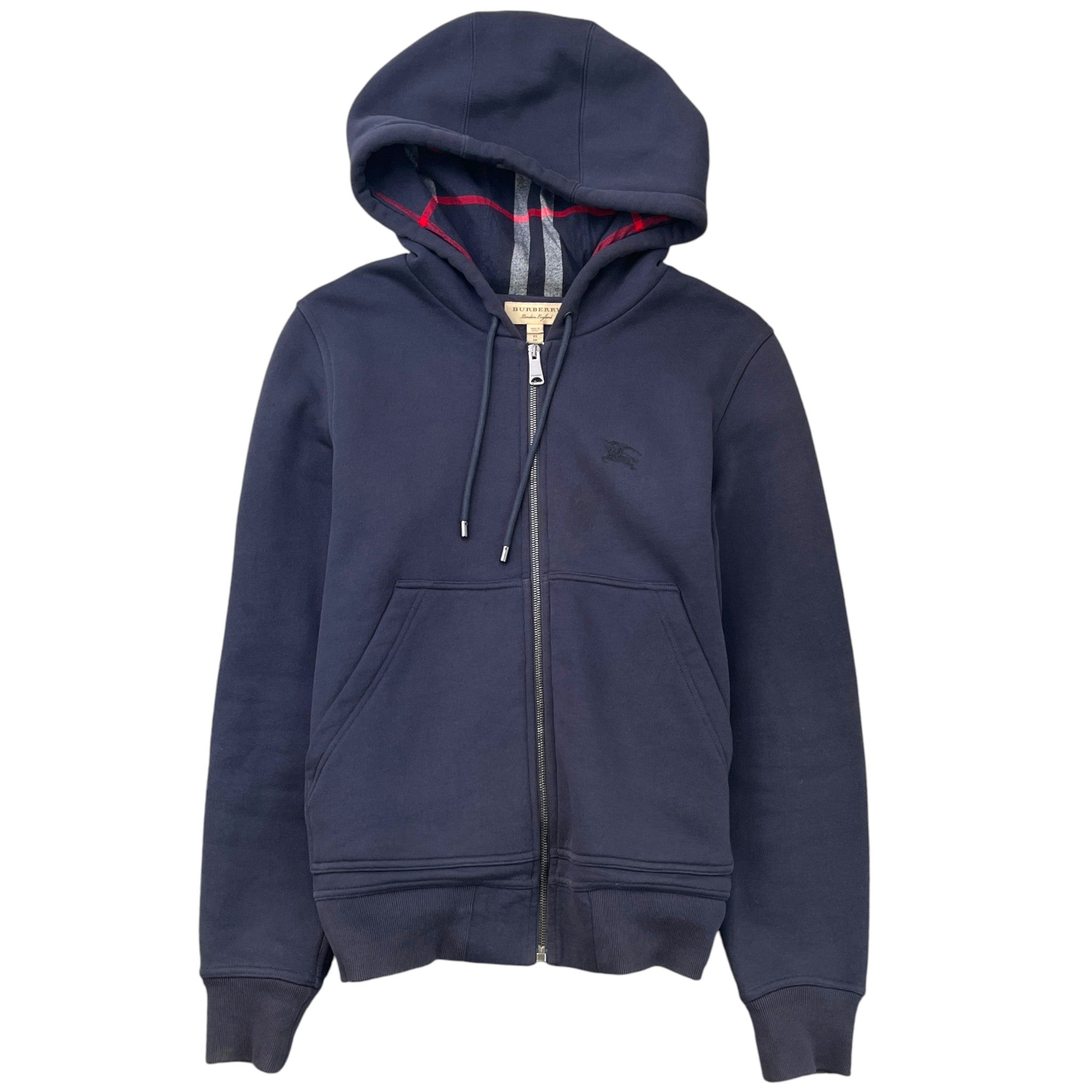 Men's Embroidered Logo Hoodie Navy Size XS