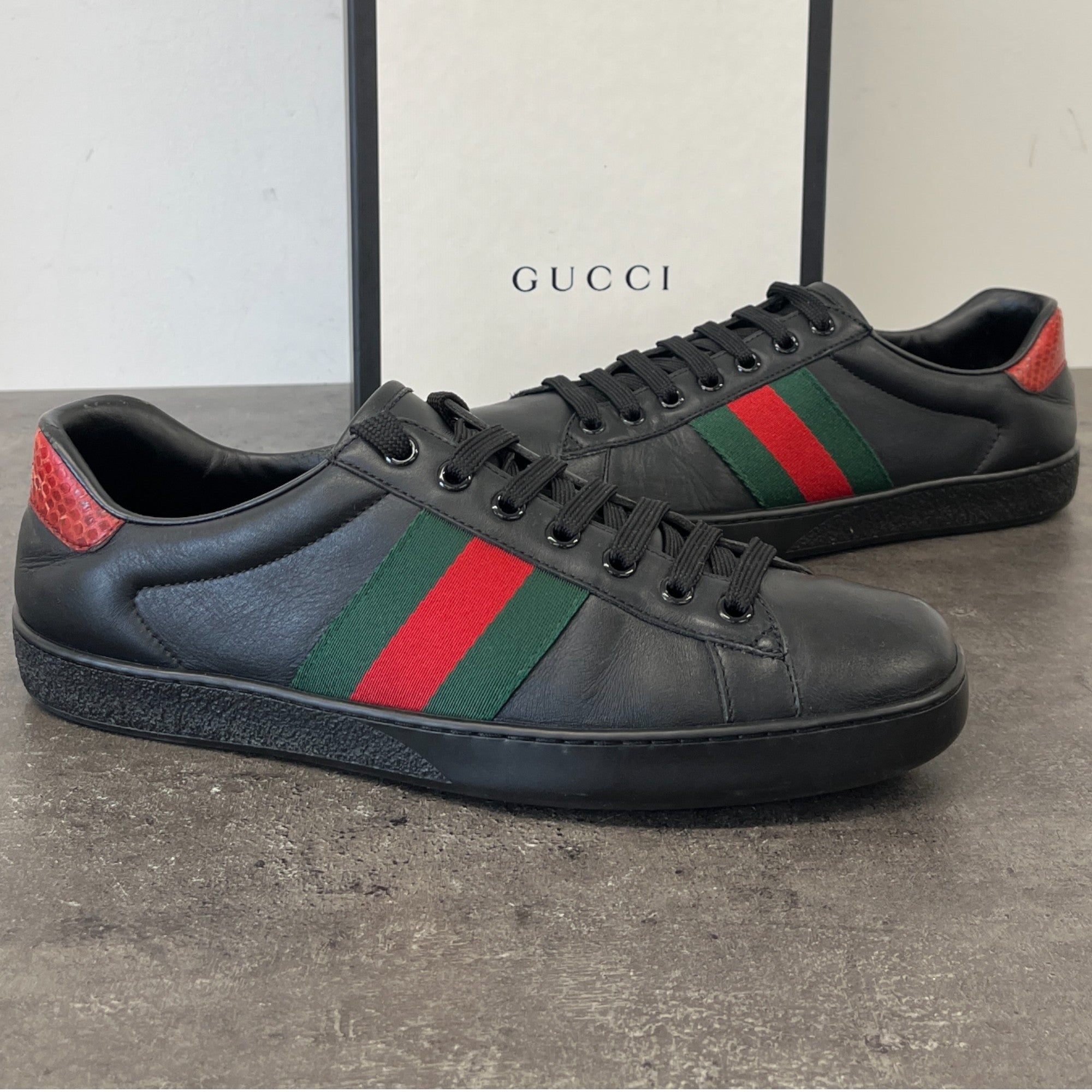 Men's Ace Low Trainers Black Size EU 41.5 / UK 7.5