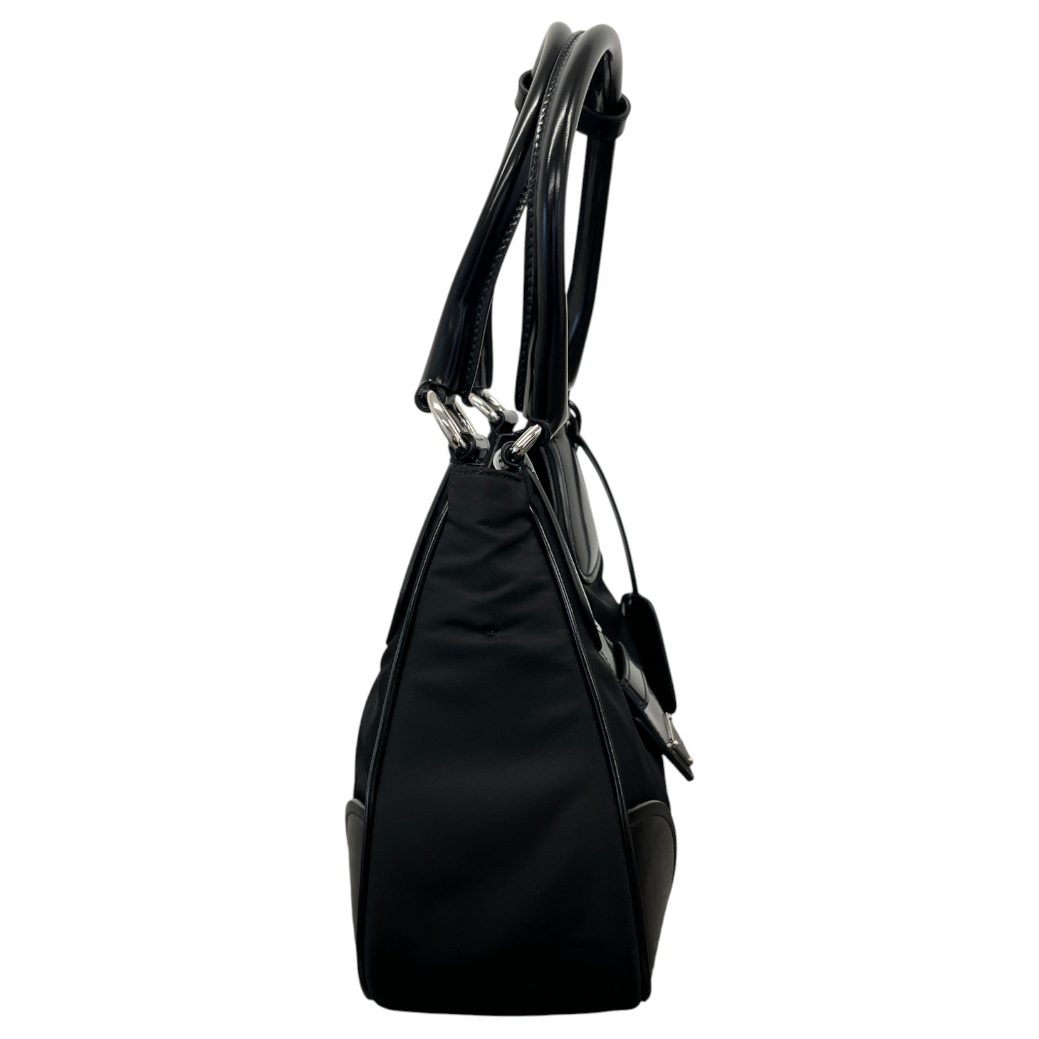 Women's Moon Re-Nylon Handbag Black