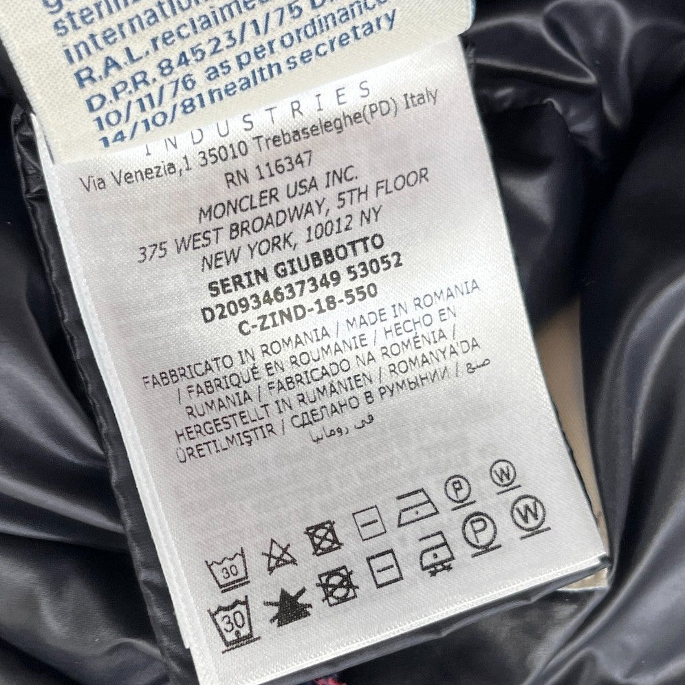 Women's Serin Down Jacket Black Size 2 / UK 12