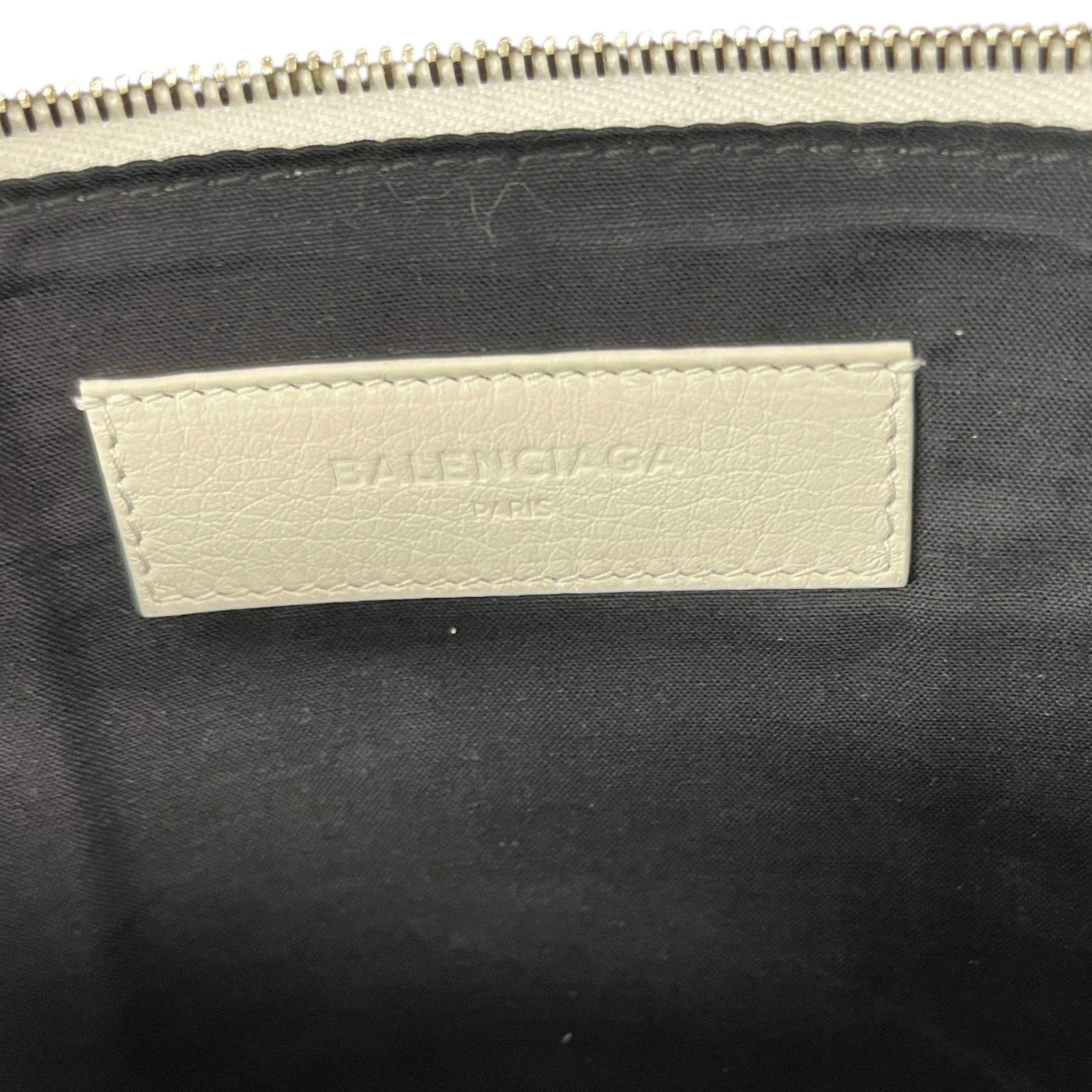 Women's Everyday Logo Print Pouch White