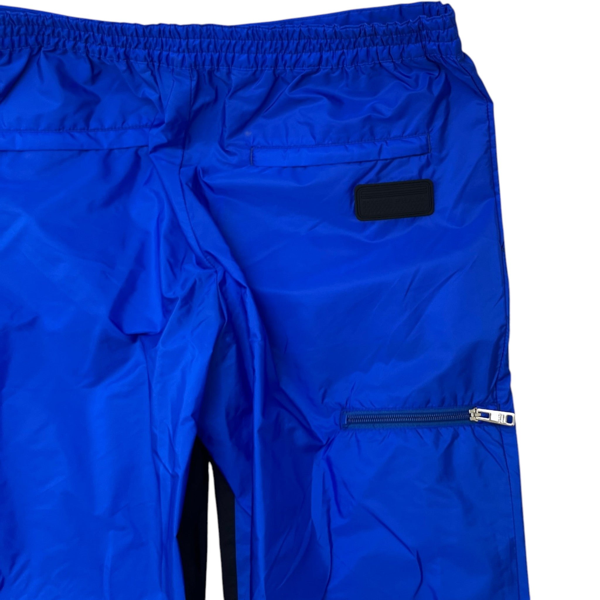 Men's Cobalt Nylon Cargos Blue Size IT 46 / UK 30