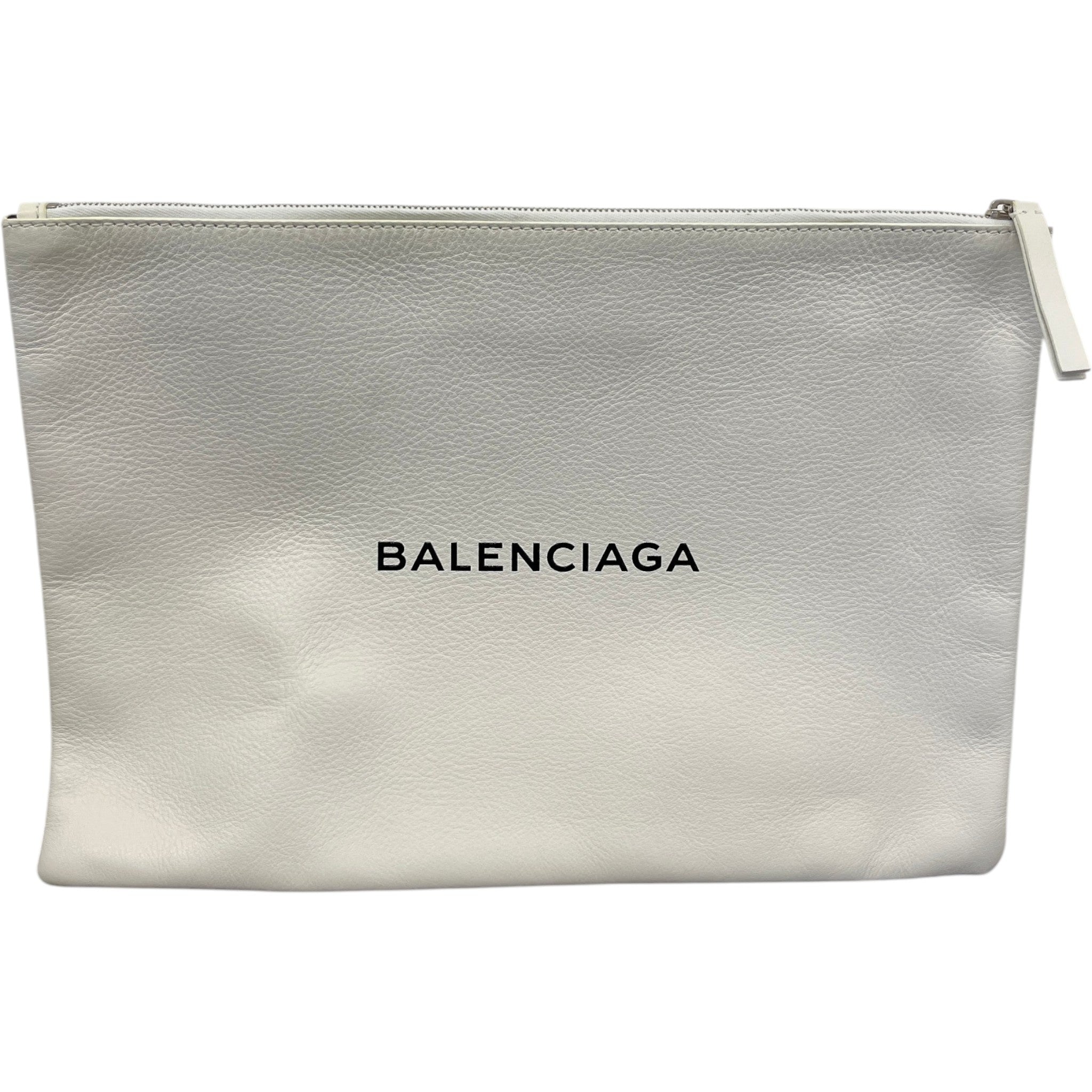 Women's Everyday Logo Print Pouch White