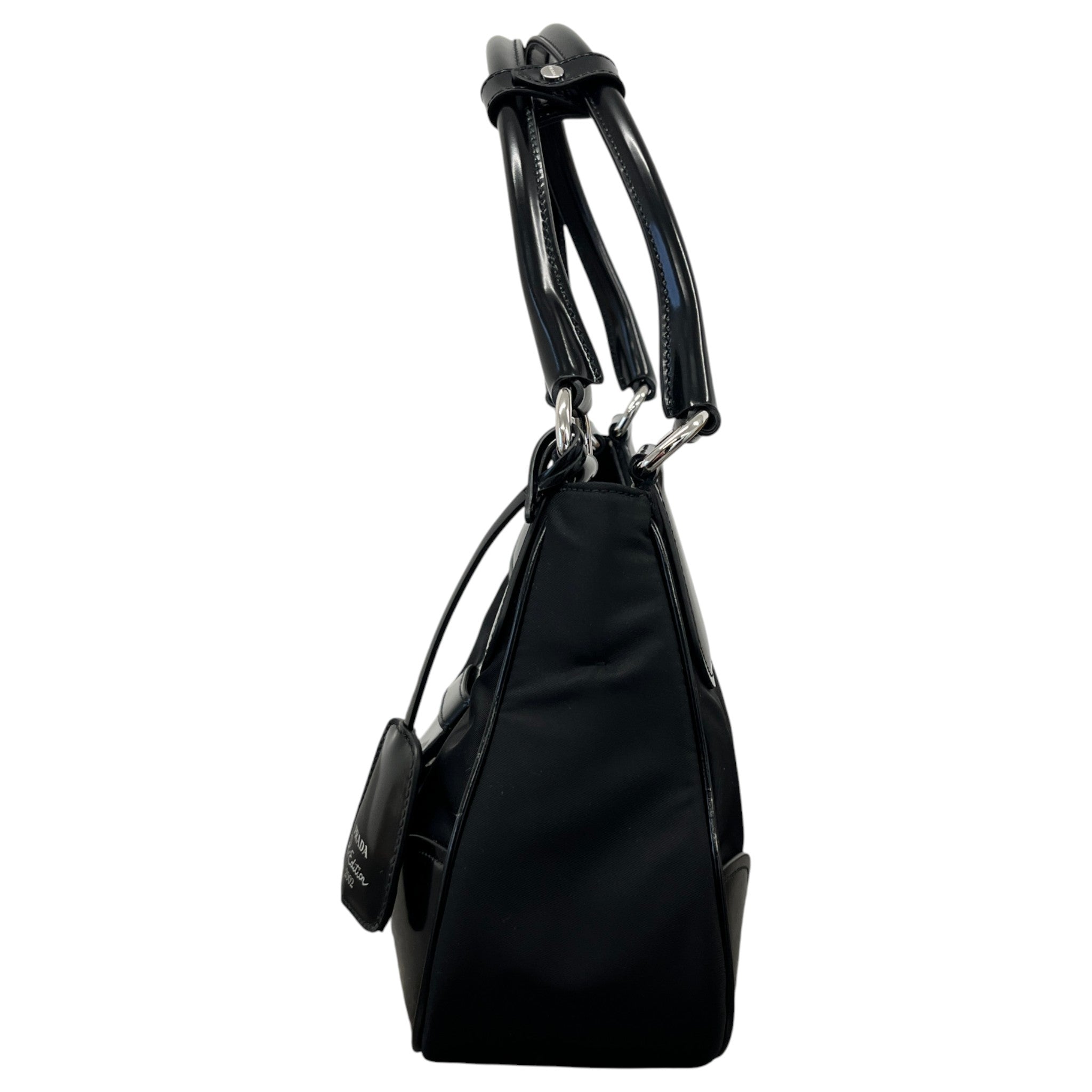 Women's Moon Re-Nylon Handbag Black