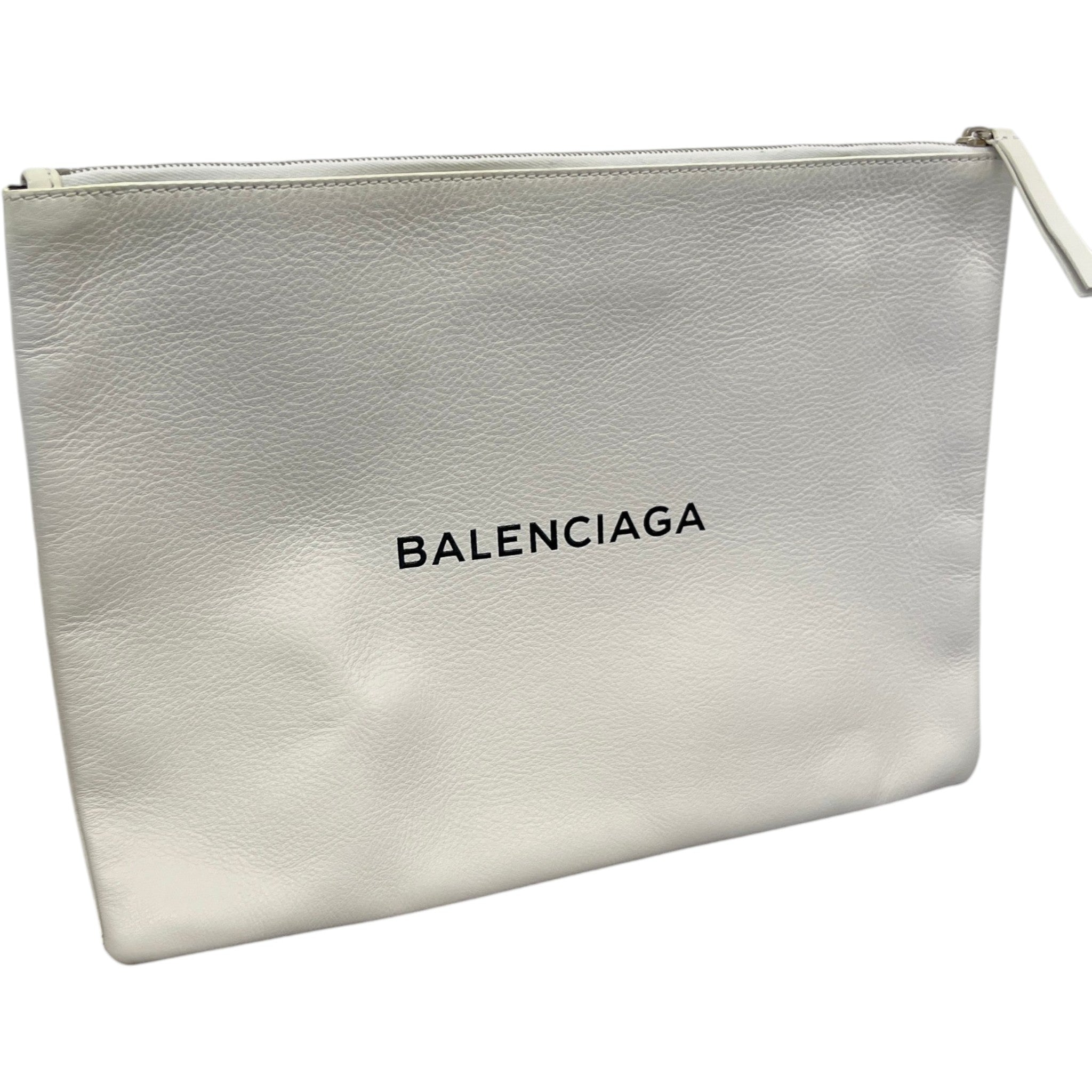 Women's Everyday Logo Print Pouch White
