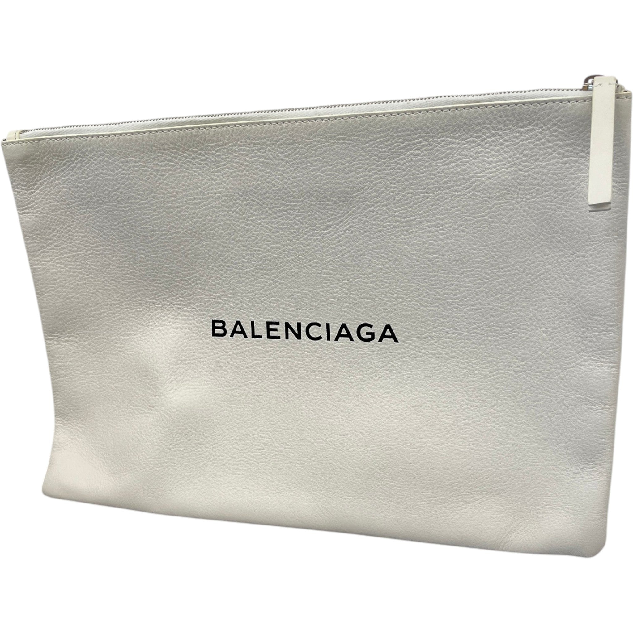 Women's Everyday Logo Print Pouch White