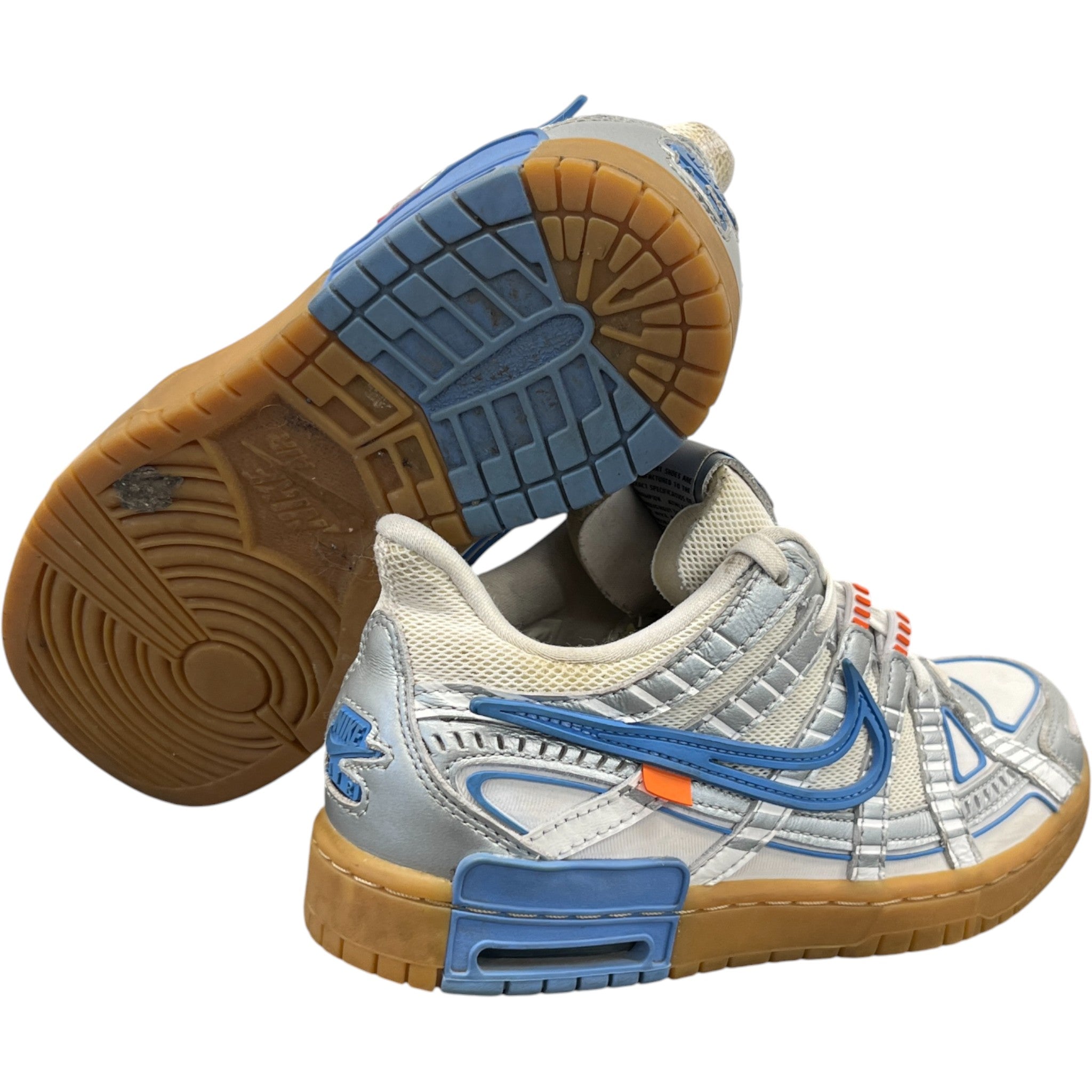 Men's X Nike Air Rubber Dunk Unc Low Trainers Blue Size EU 39 / UK 5