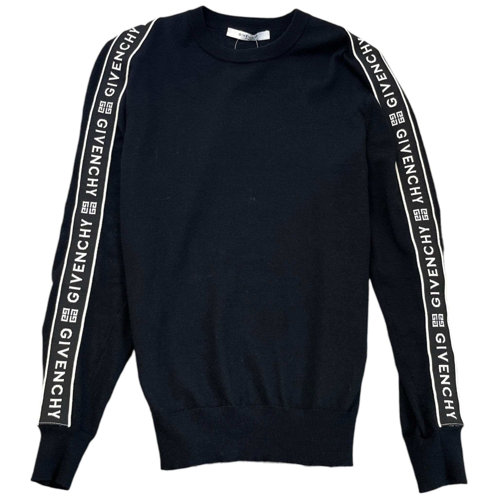 Men's Tape Logo Jumper Black Size M