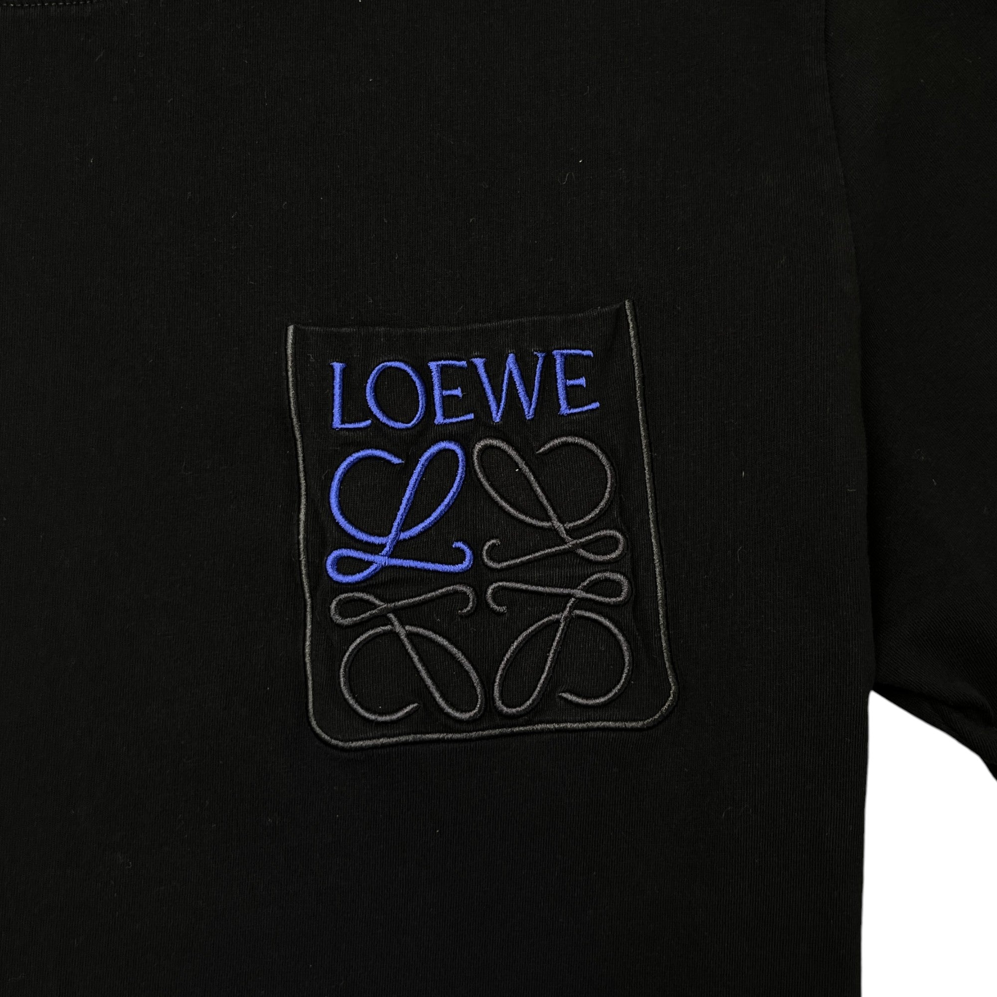 Men's Embroidered Logo T-Shirt Black Size XL