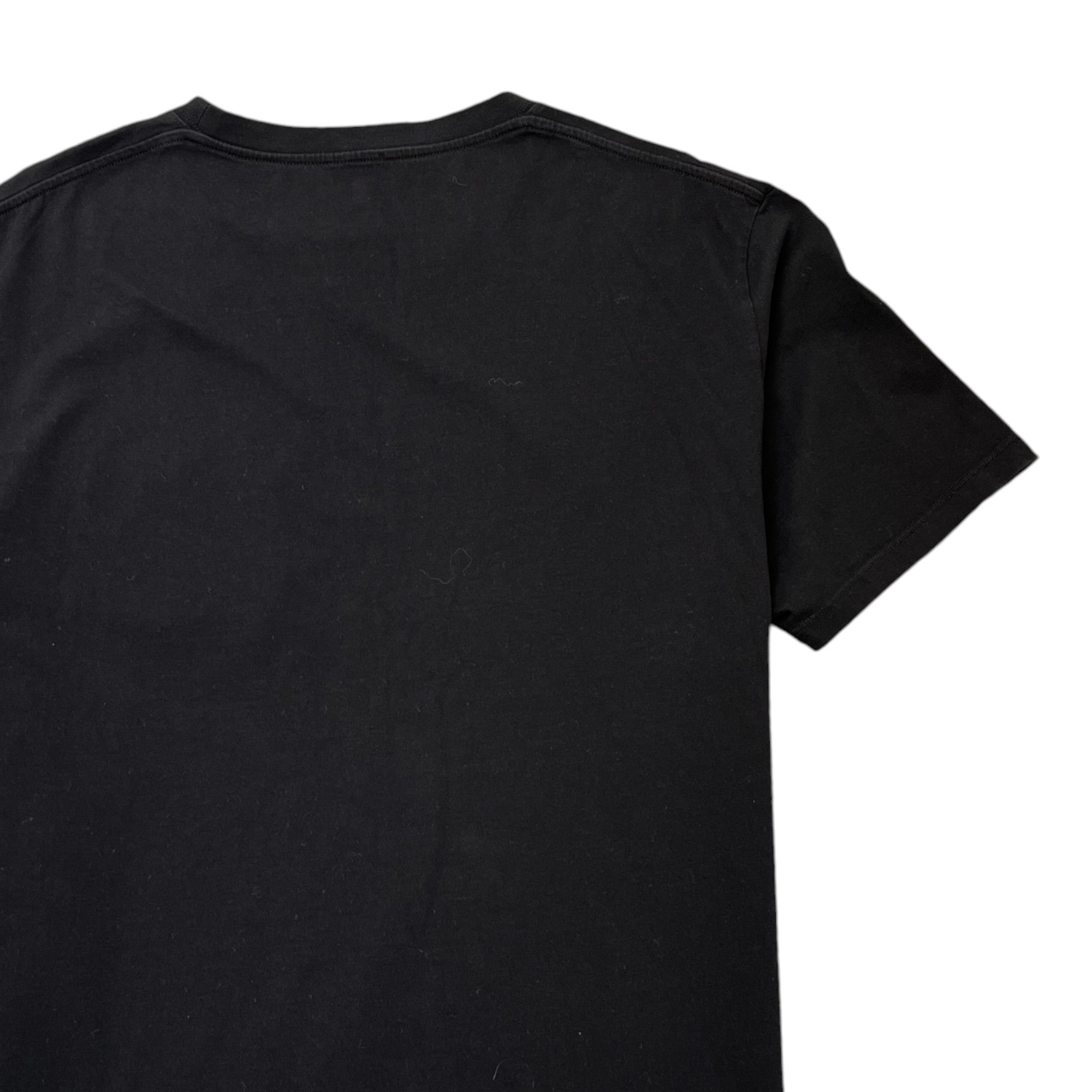 Men's Embroidered Logo T-Shirt Black Size XL