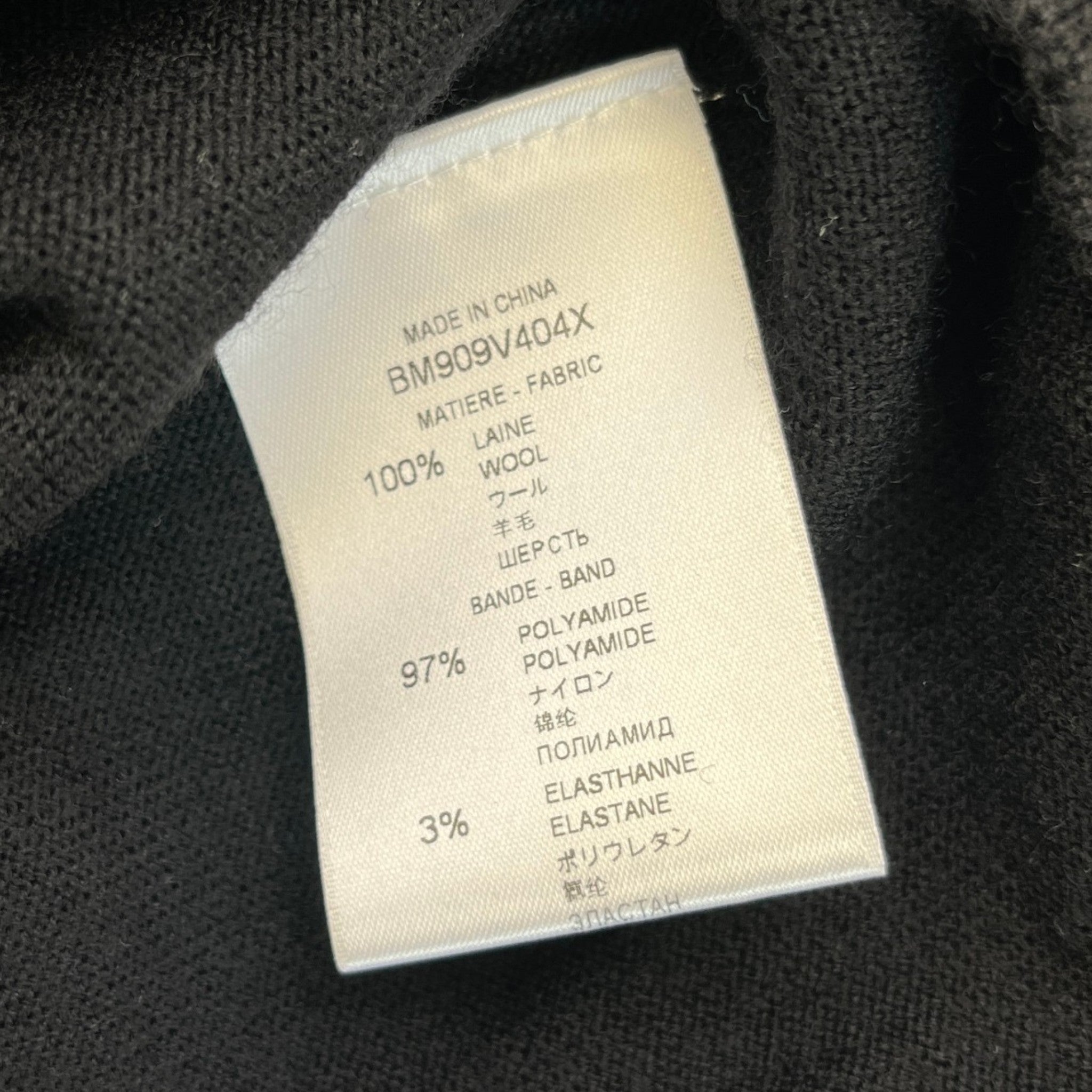 Men's Tape Logo Jumper Black Size M