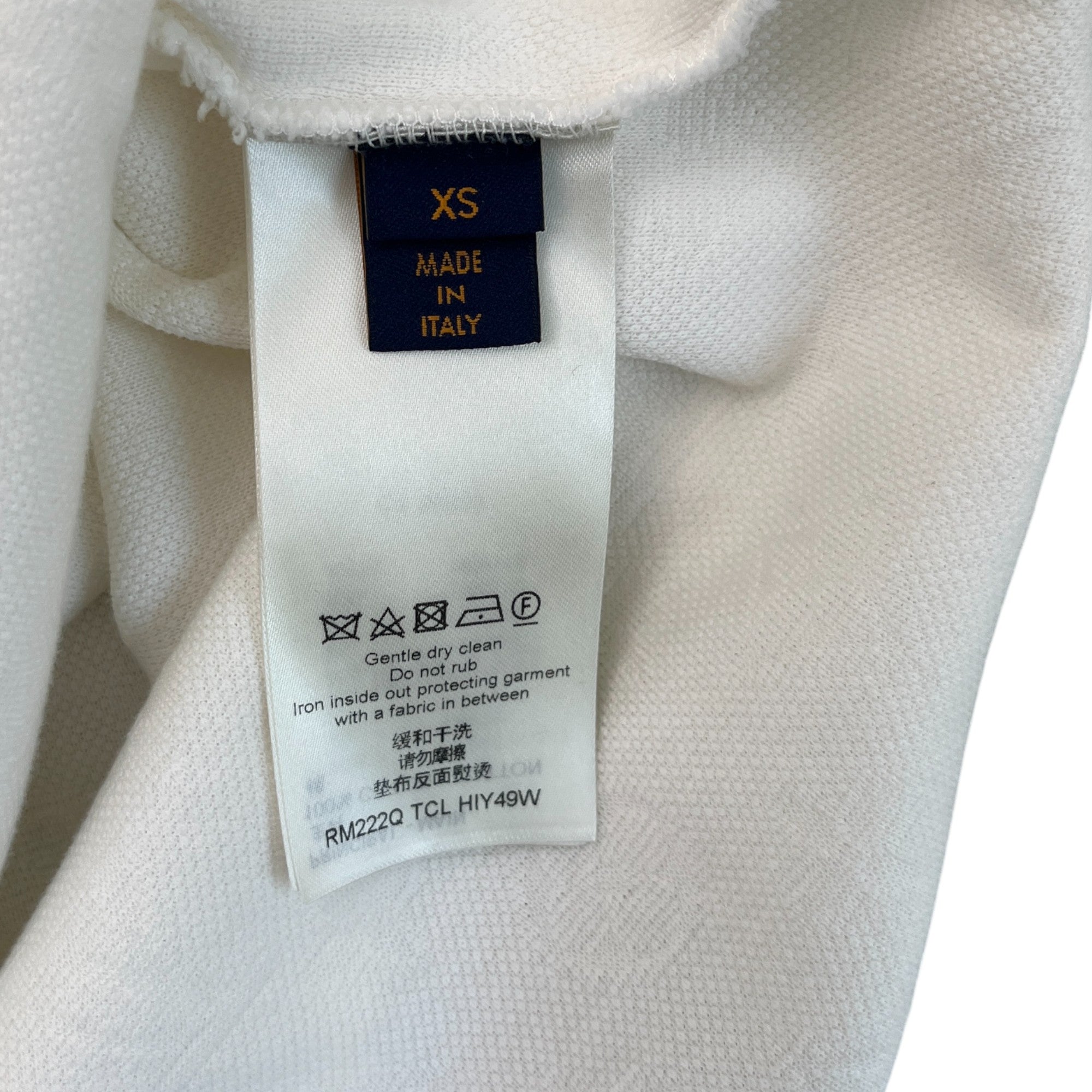 Men's Monogram 3D Pocket T-Shirt White Size XS