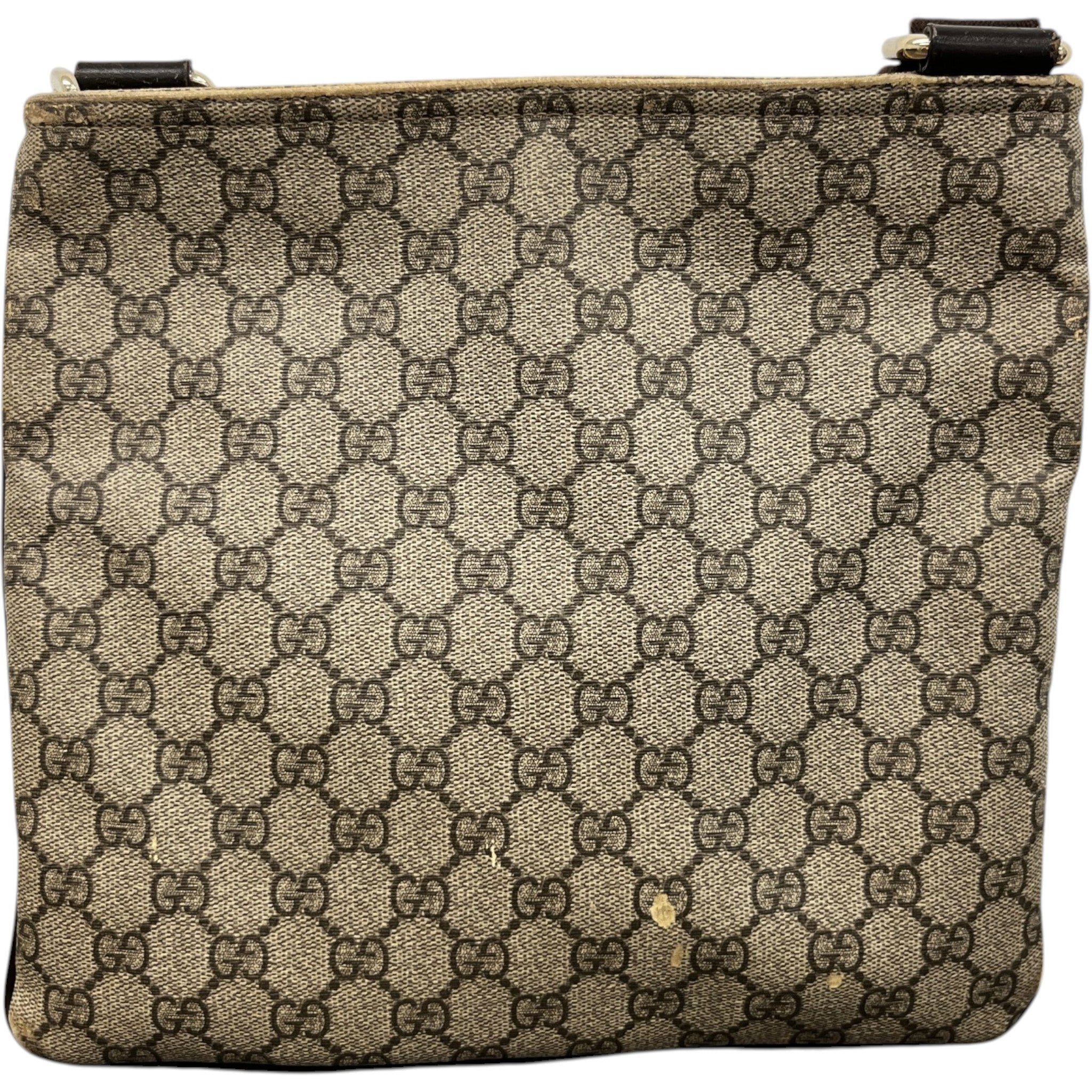 Men's Gg Supreme Messenger Bag Beige