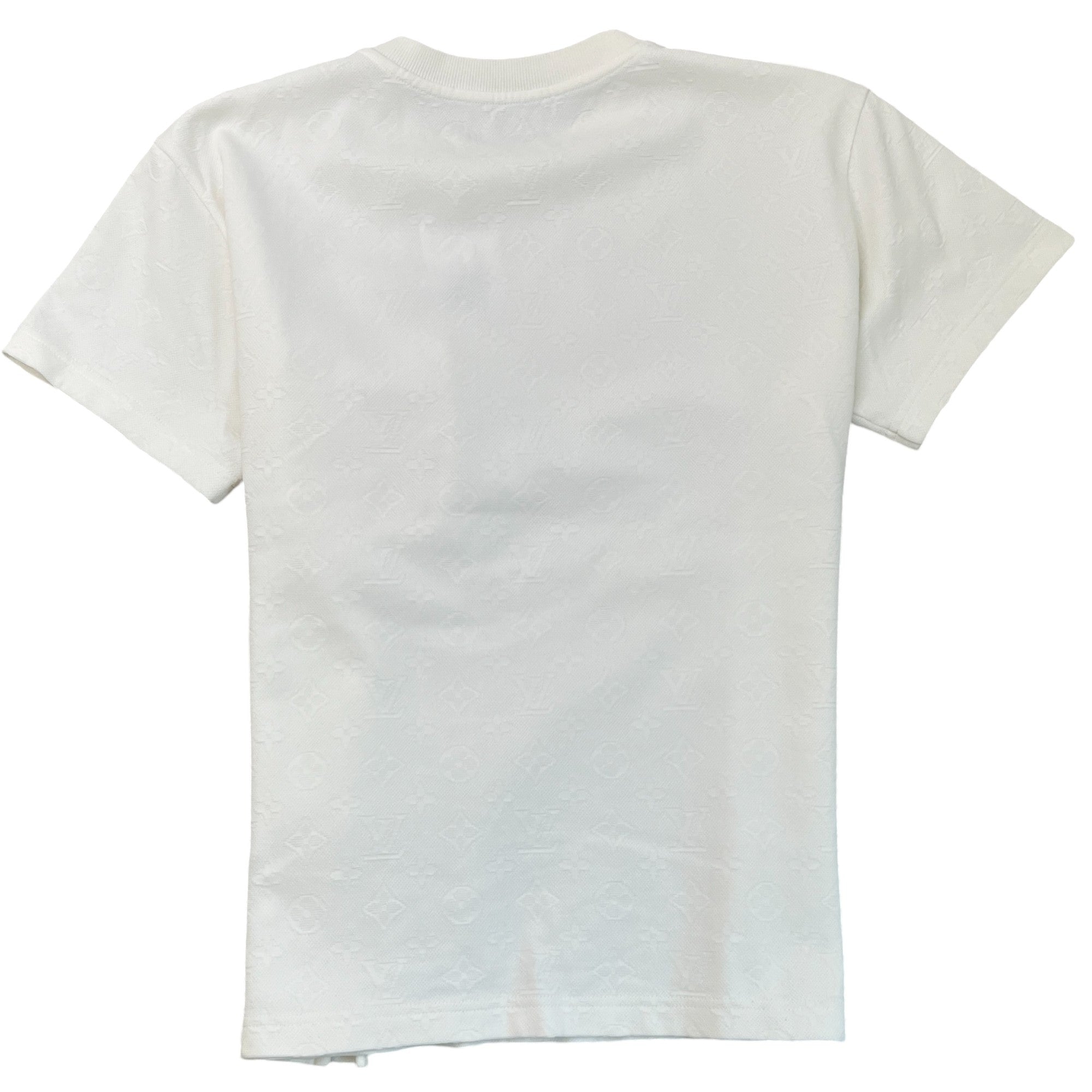 Men's Monogram 3D Pocket T-Shirt White Size XS