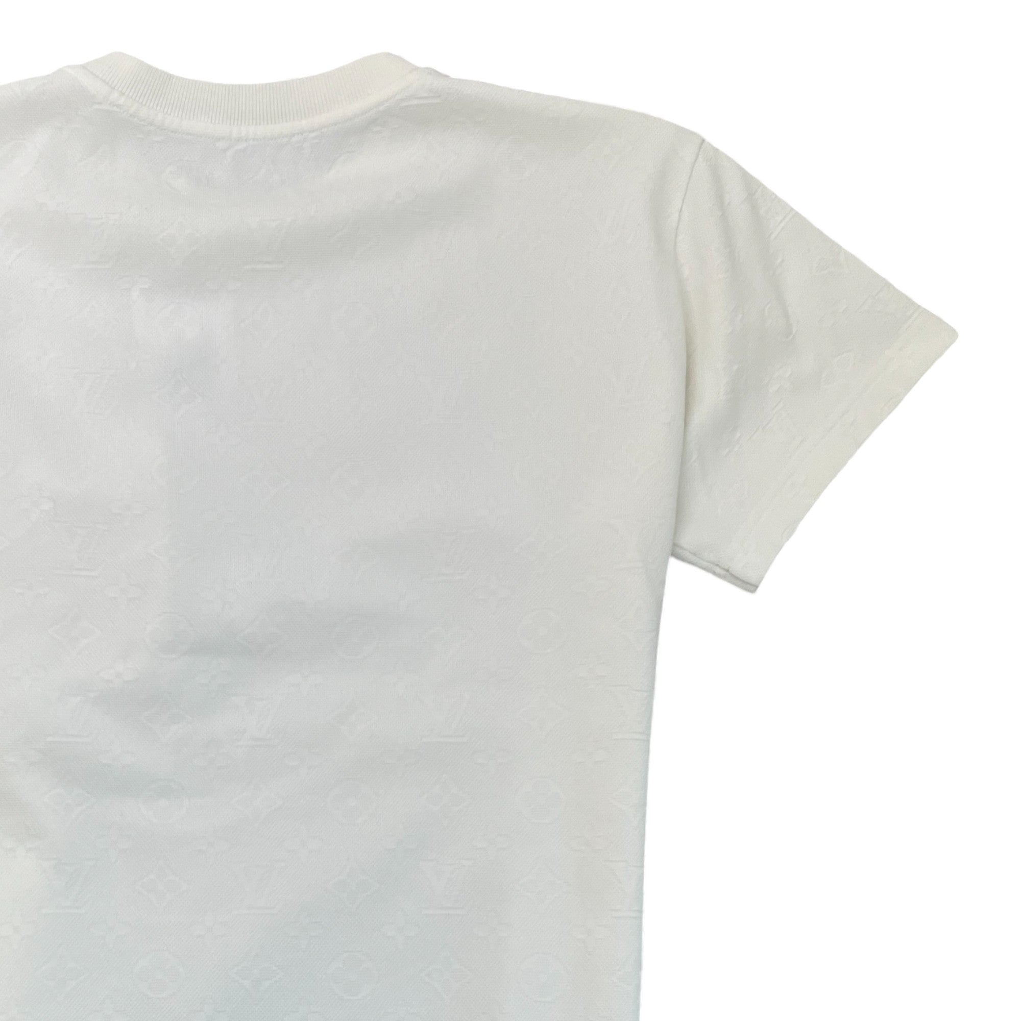 Men's Monogram 3D Pocket T-Shirt White Size XS