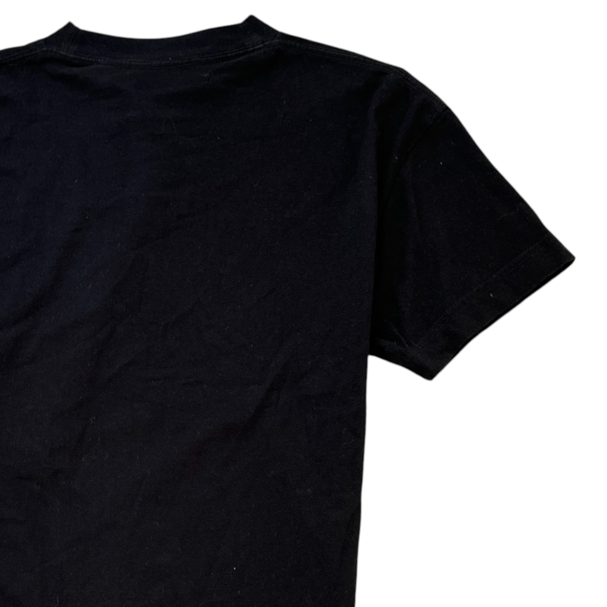 Men's Spray Logo Print T-Shirt Black Size S