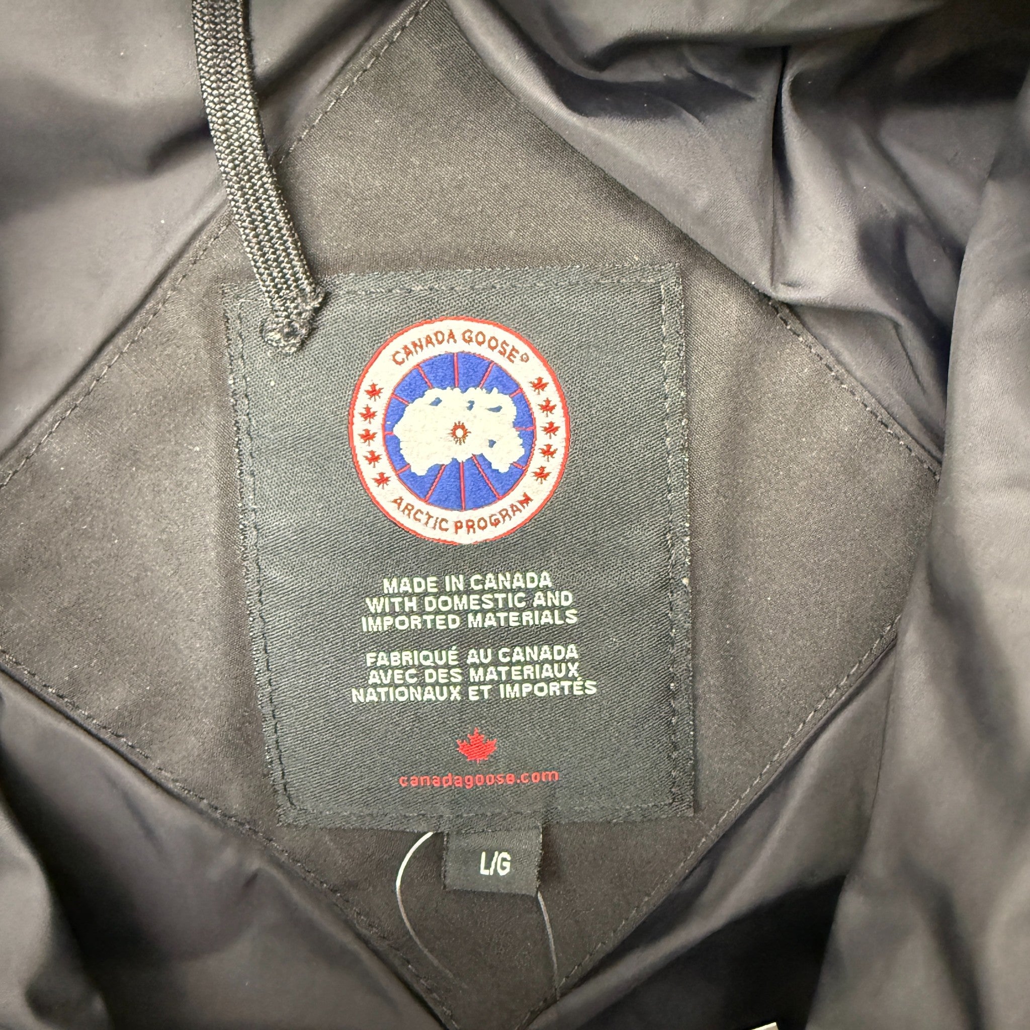 Men's Carson Down Jacket Black Size L