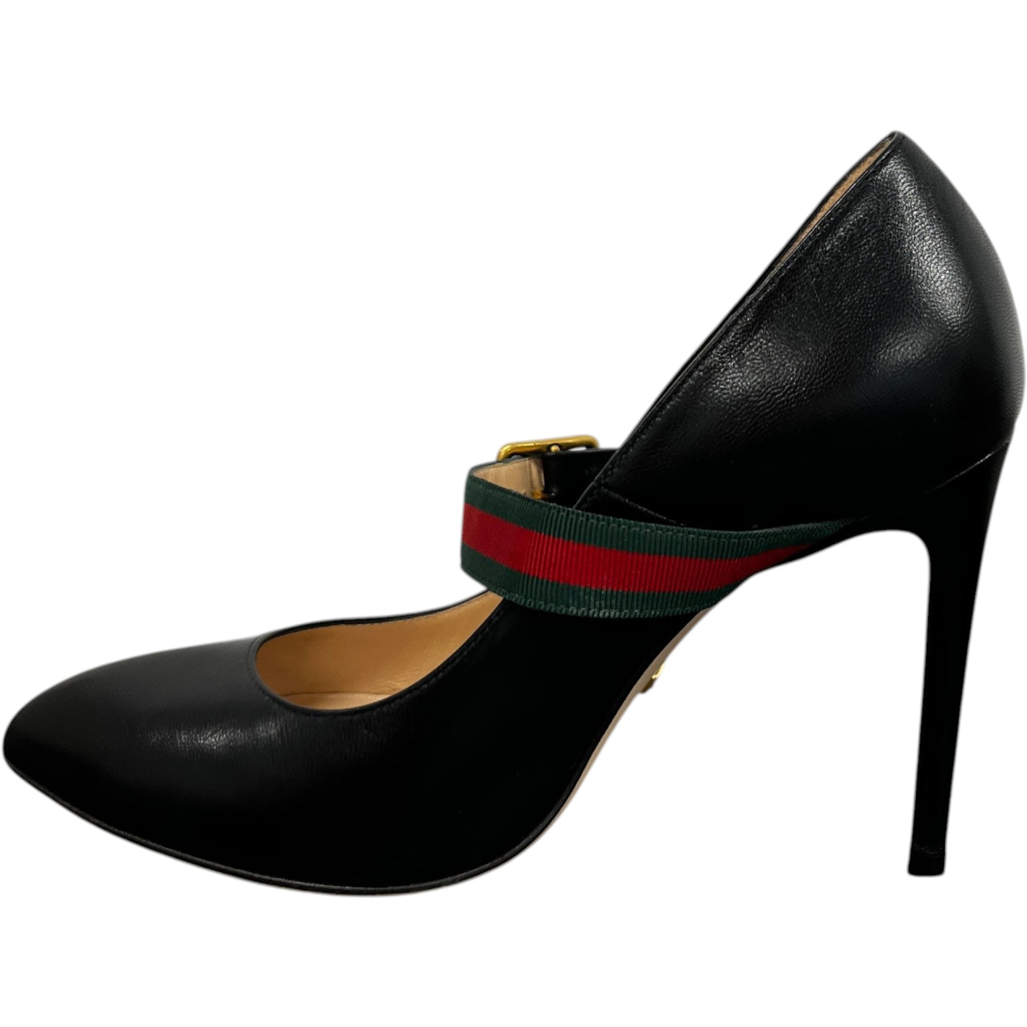 Women's Mary Jane Web Heels Black Size EU 36.5 / UK 3.5