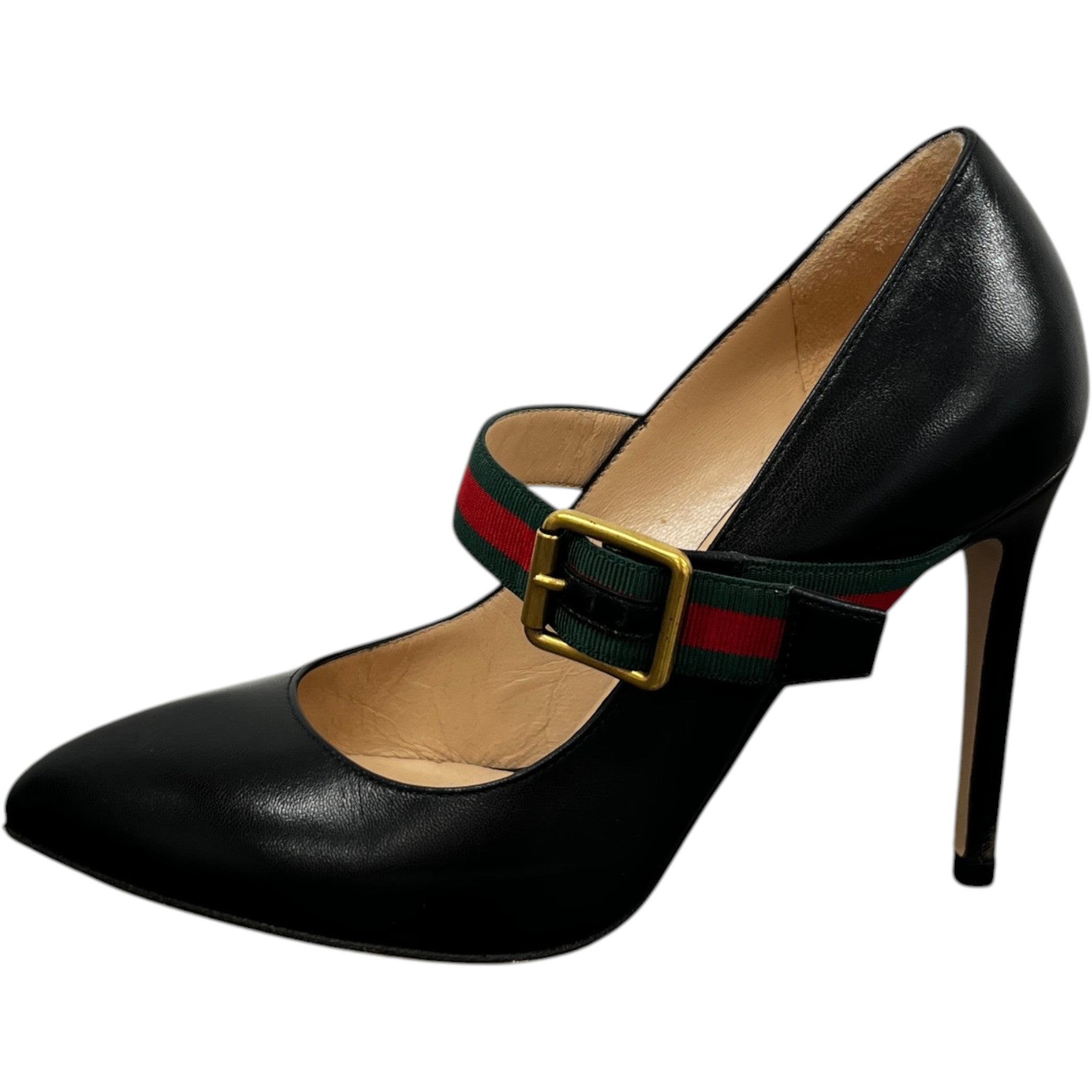 Women's Mary Jane Web Heels Black Size EU 36.5 / UK 3.5