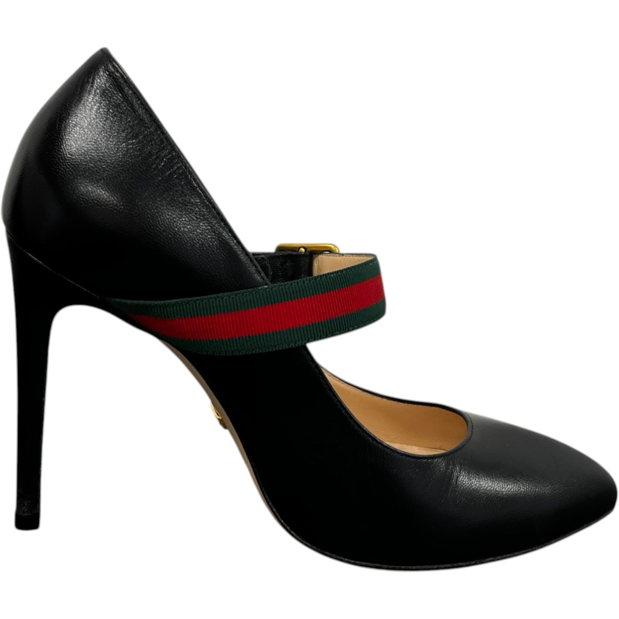 Women's Mary Jane Web Heels Black Size EU 36.5 / UK 3.5