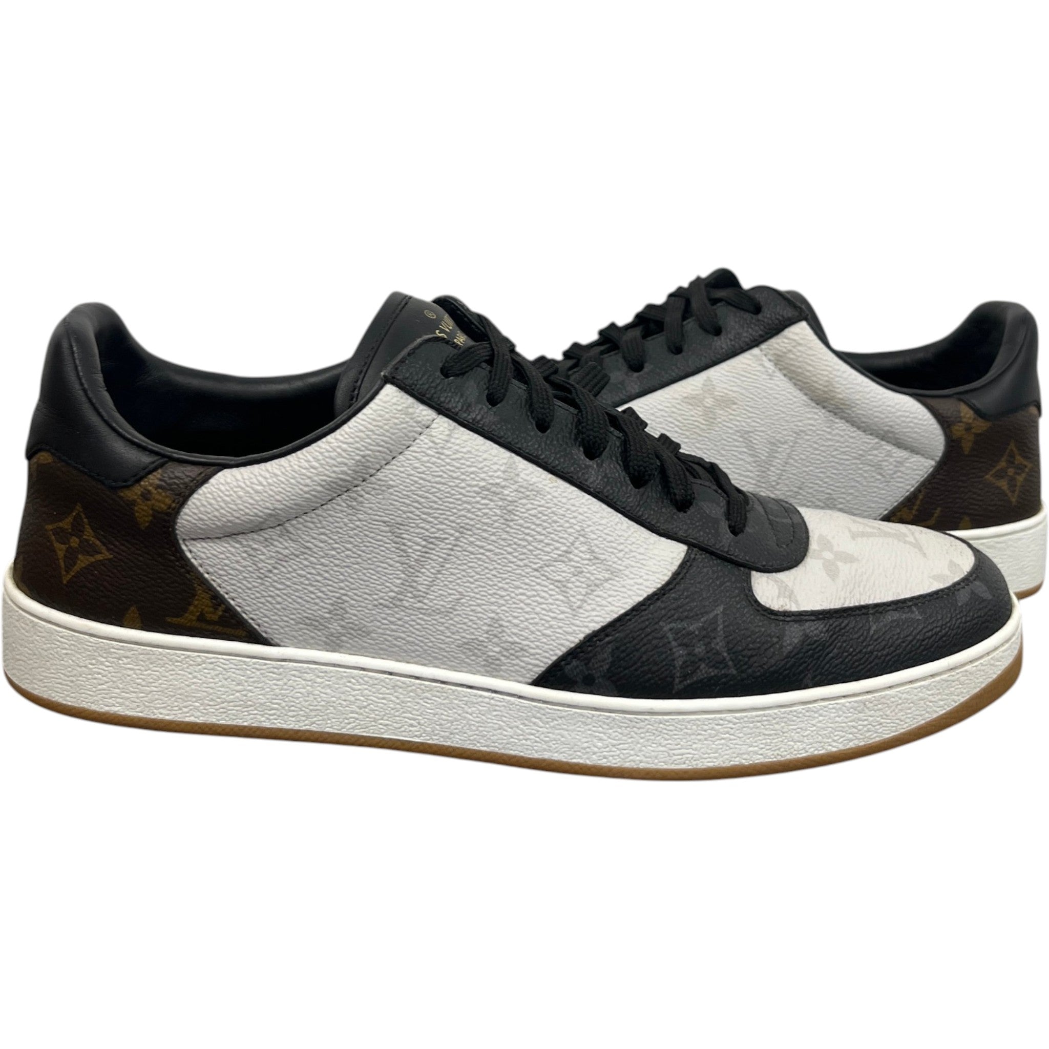 Men's Monogram Rivoli Low Trainers Black Size EU 41.5 / UK 7.5