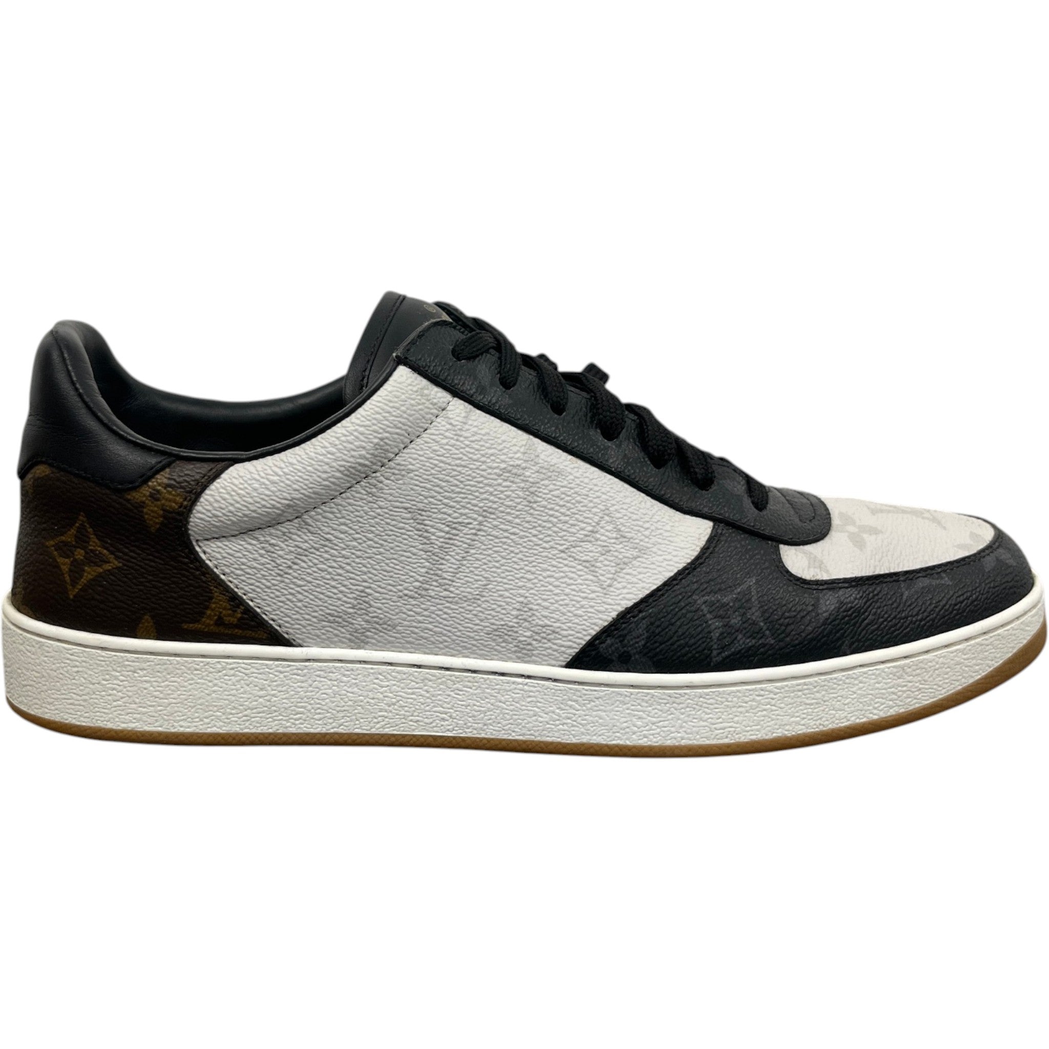 Men's Monogram Rivoli Low Trainers Black Size EU 41.5 / UK 7.5