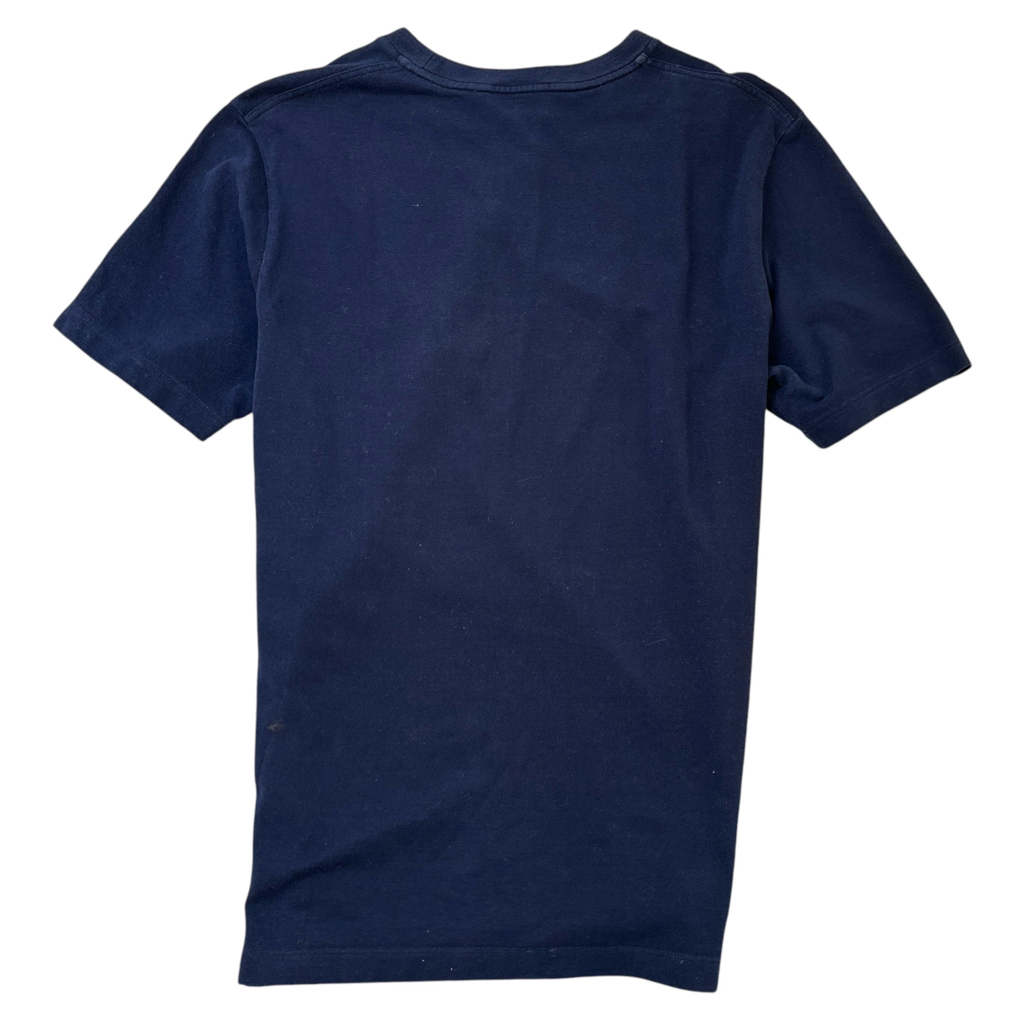 Men's Embroidered Logo T-Shirt Navy Size L