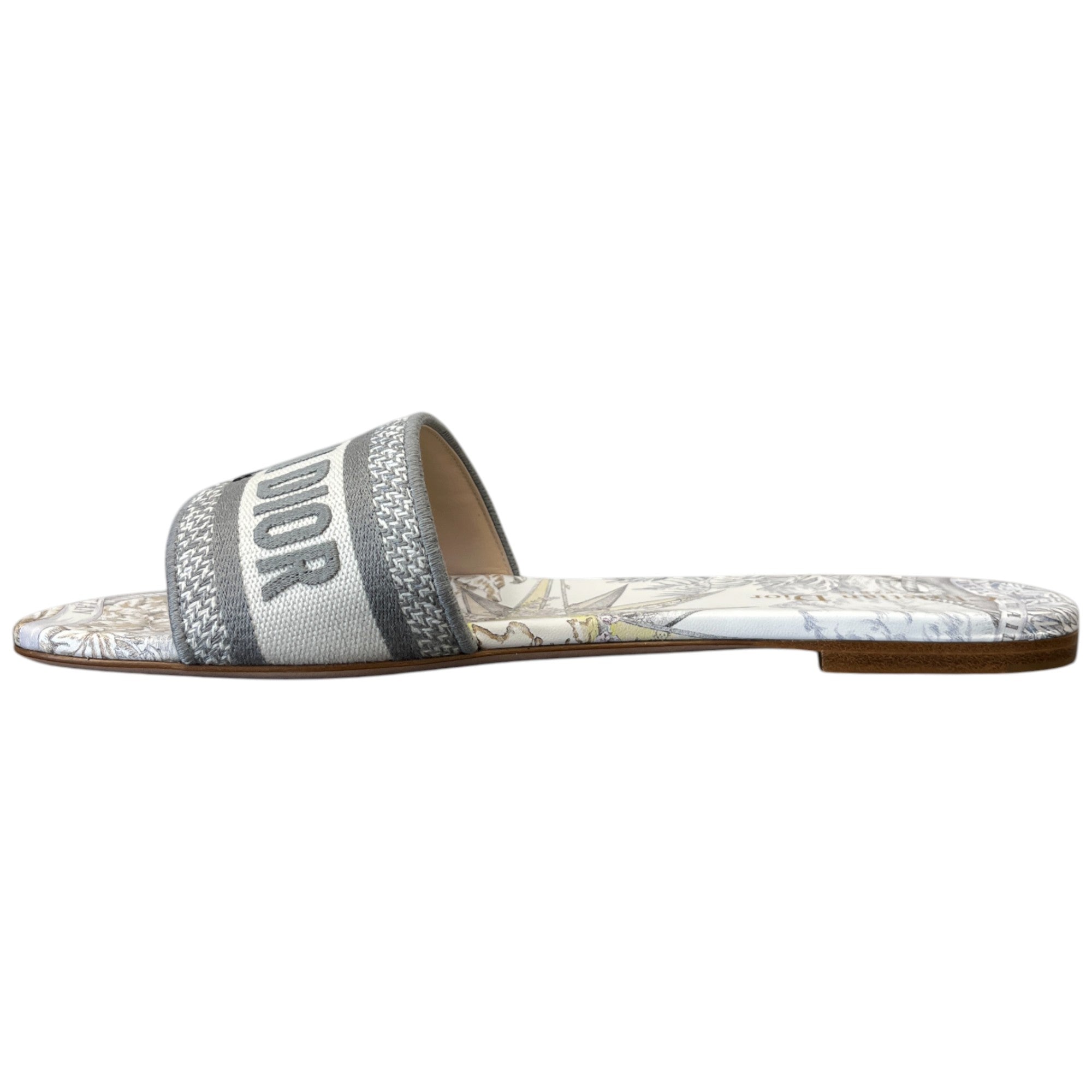 Women's Dway Slides Grey Size EU 41 / UK 8