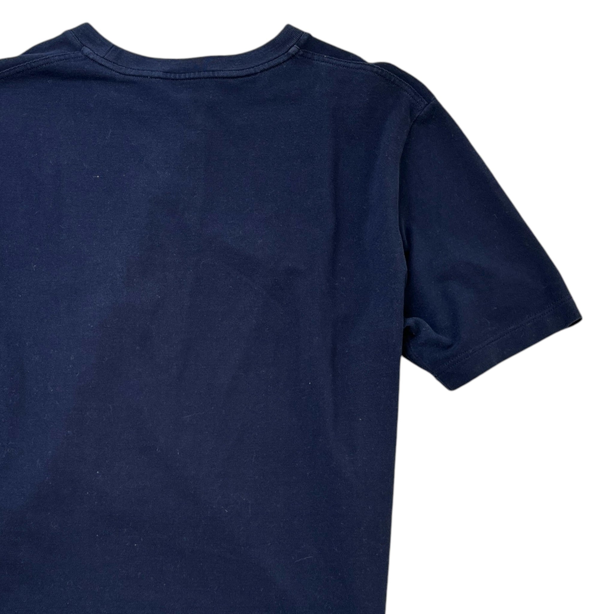 Men's Embroidered Logo T-Shirt Navy Size L