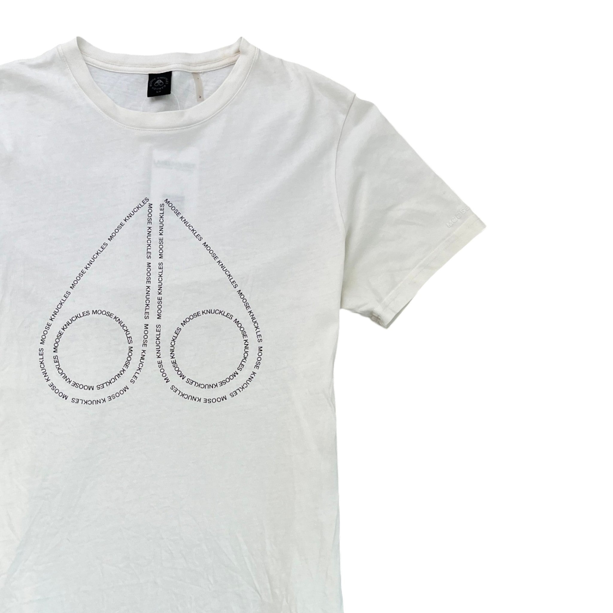 Men's 3Q Logo T-Shirt White Size S