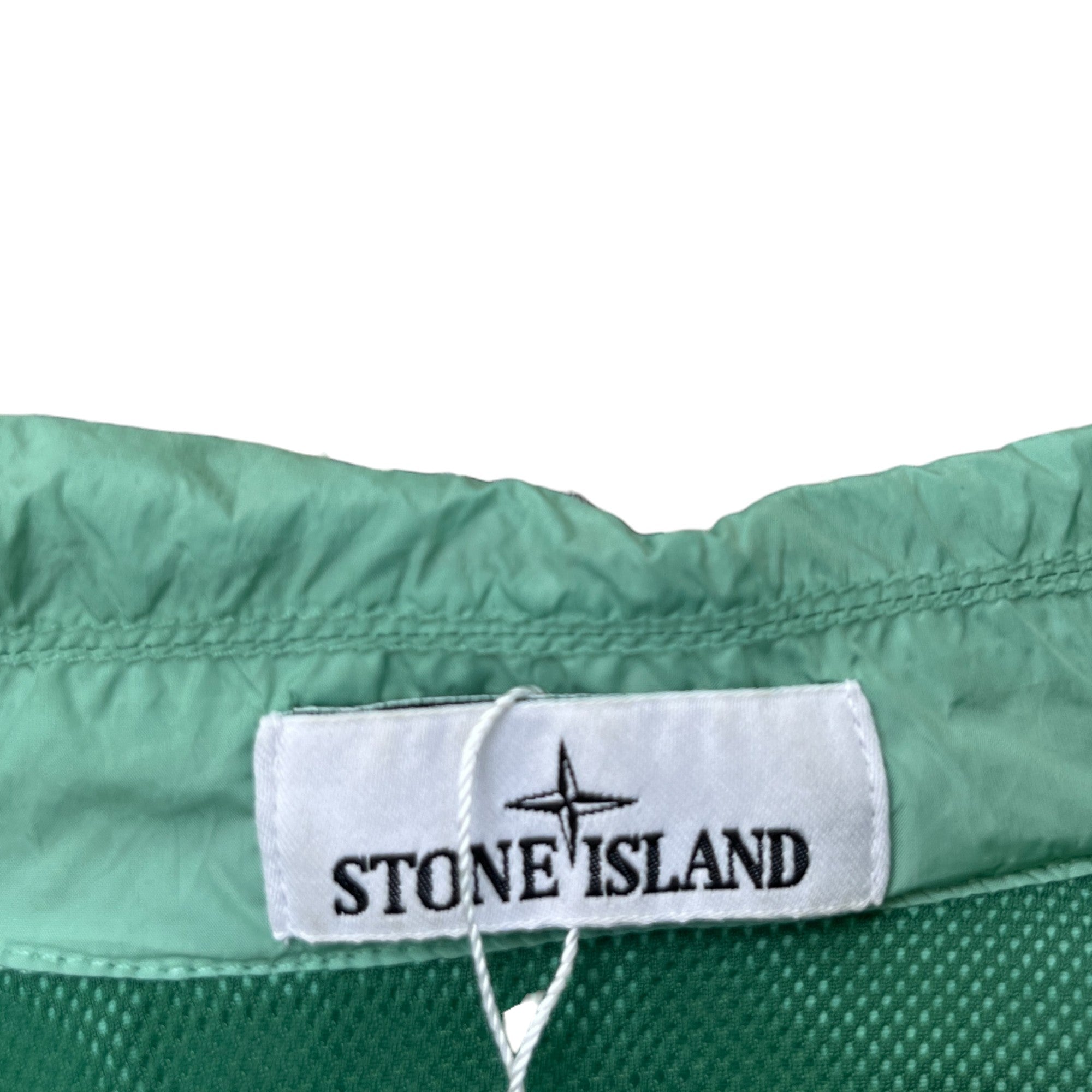 Men's Applique Logo Windbreaker Green Size S