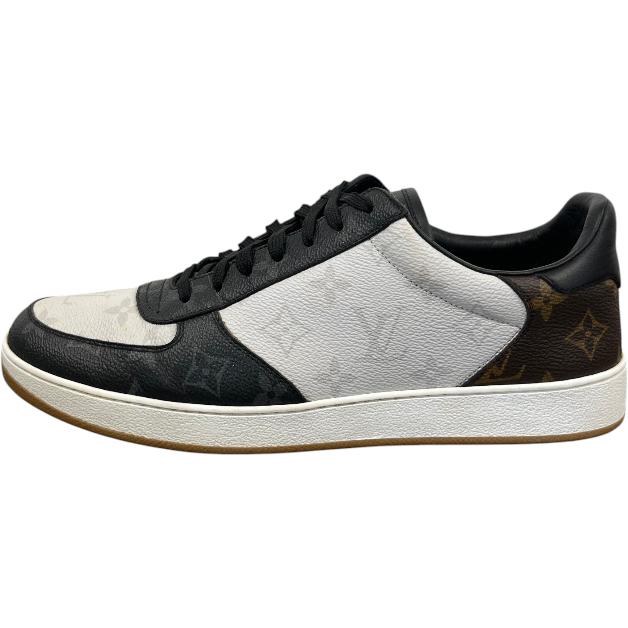Men's Monogram Rivoli Low Trainers Black Size EU 41.5 / UK 7.5