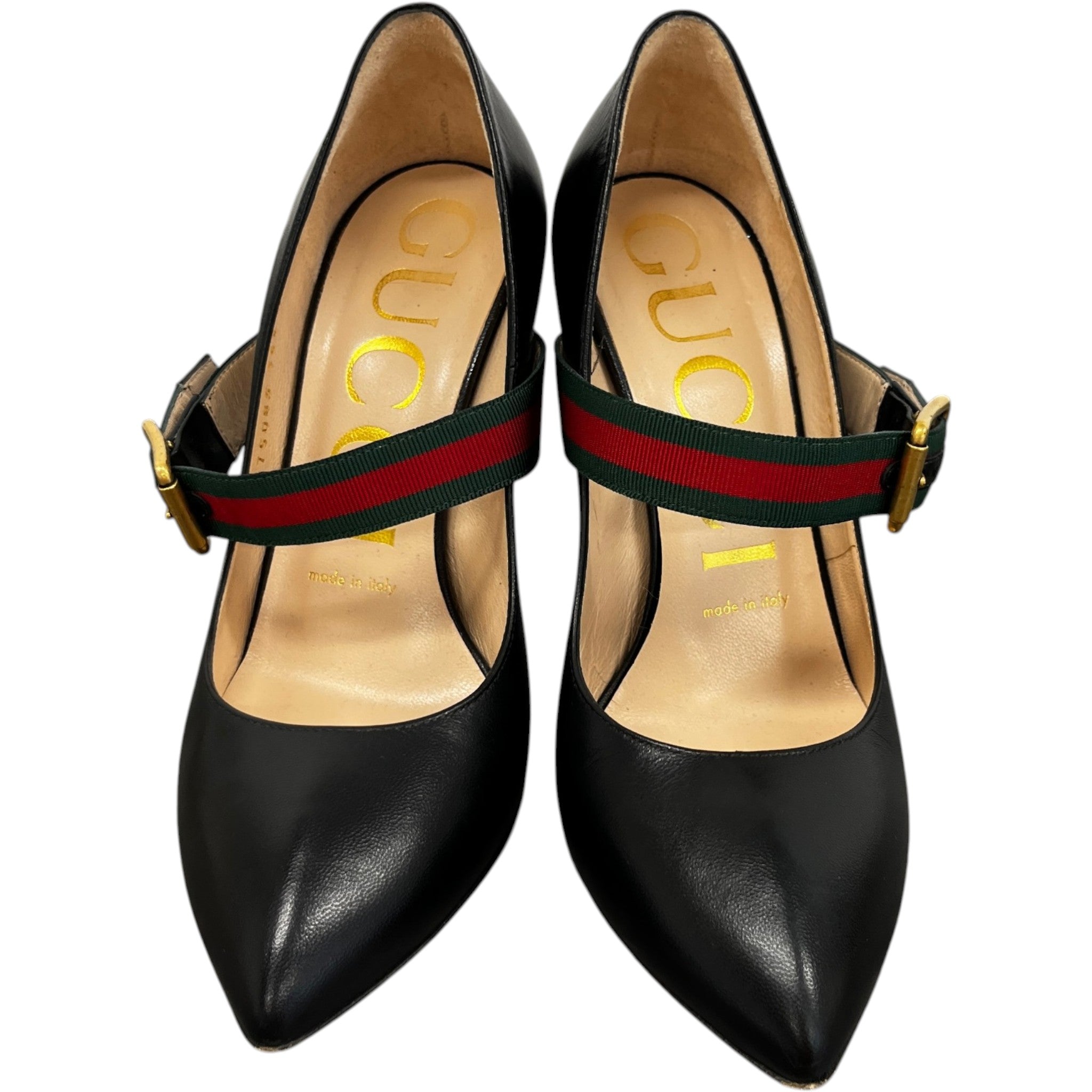 Women's Mary Jane Web Heels Black Size EU 36.5 / UK 3.5