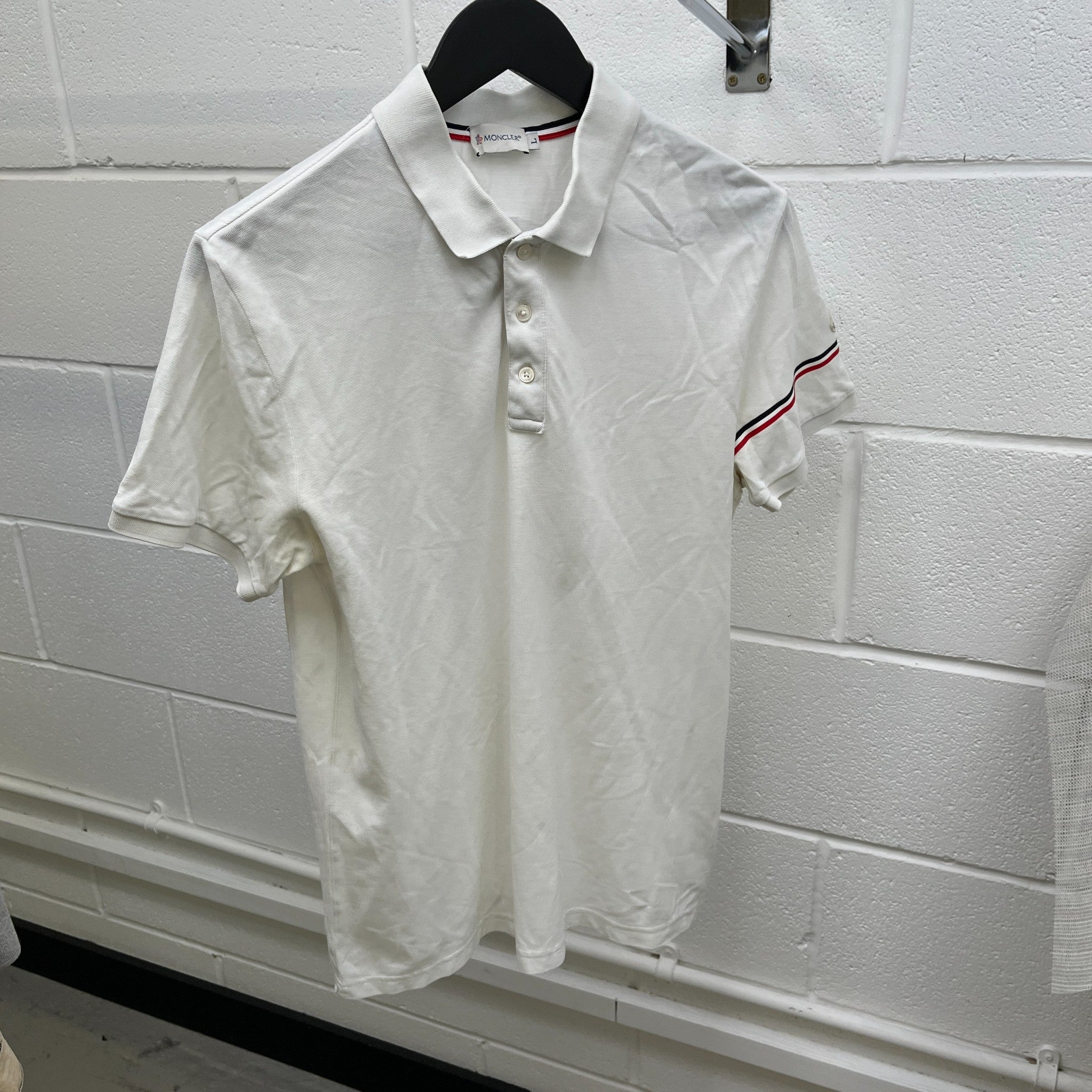 Men's Maglia Polo Shirt White Size L