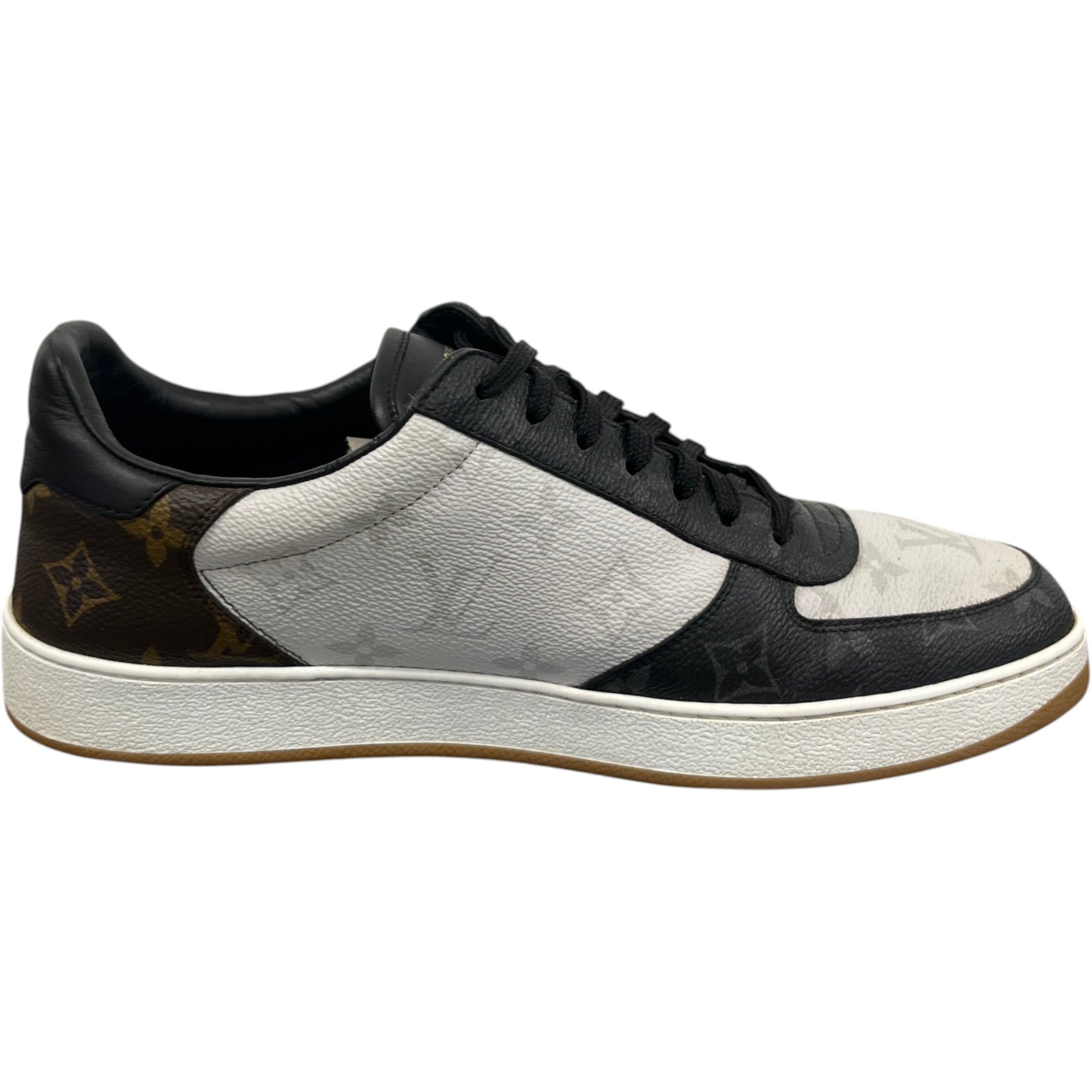 Men's Monogram Rivoli Low Trainers Black Size EU 41.5 / UK 7.5