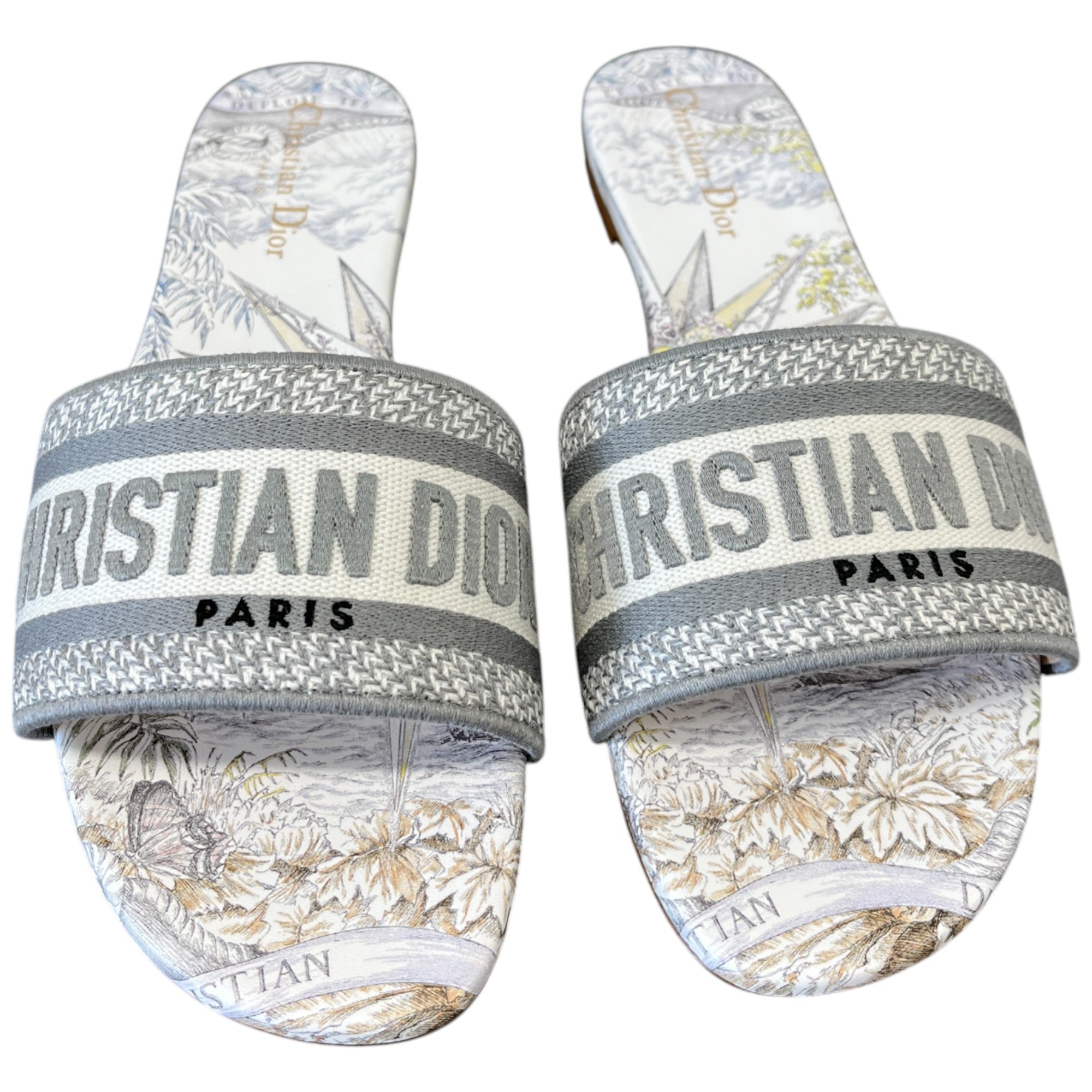 Women's Dway Slides Grey Size EU 41 / UK 8