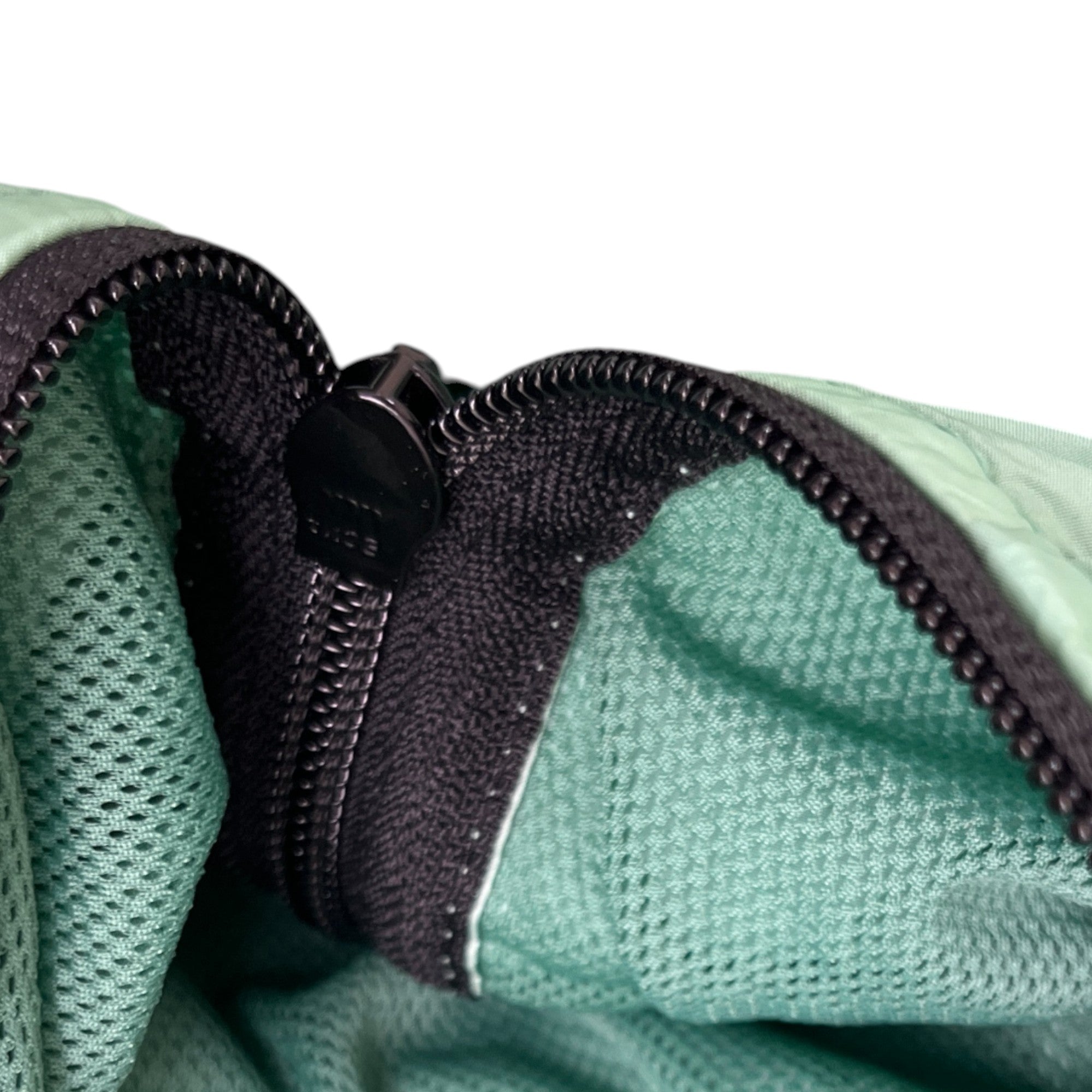 Men's Applique Logo Windbreaker Green Size S