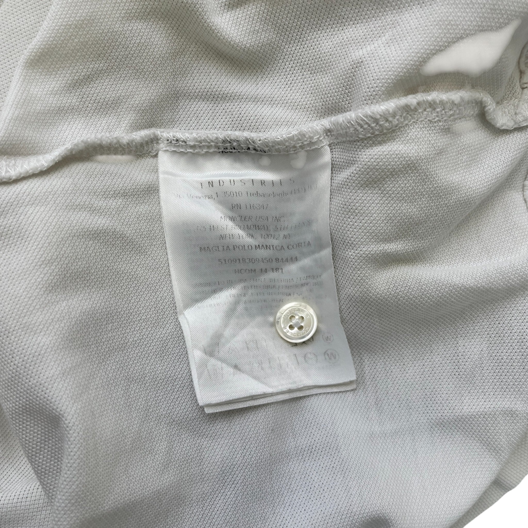 Men's Maglia Polo Shirt White Size L